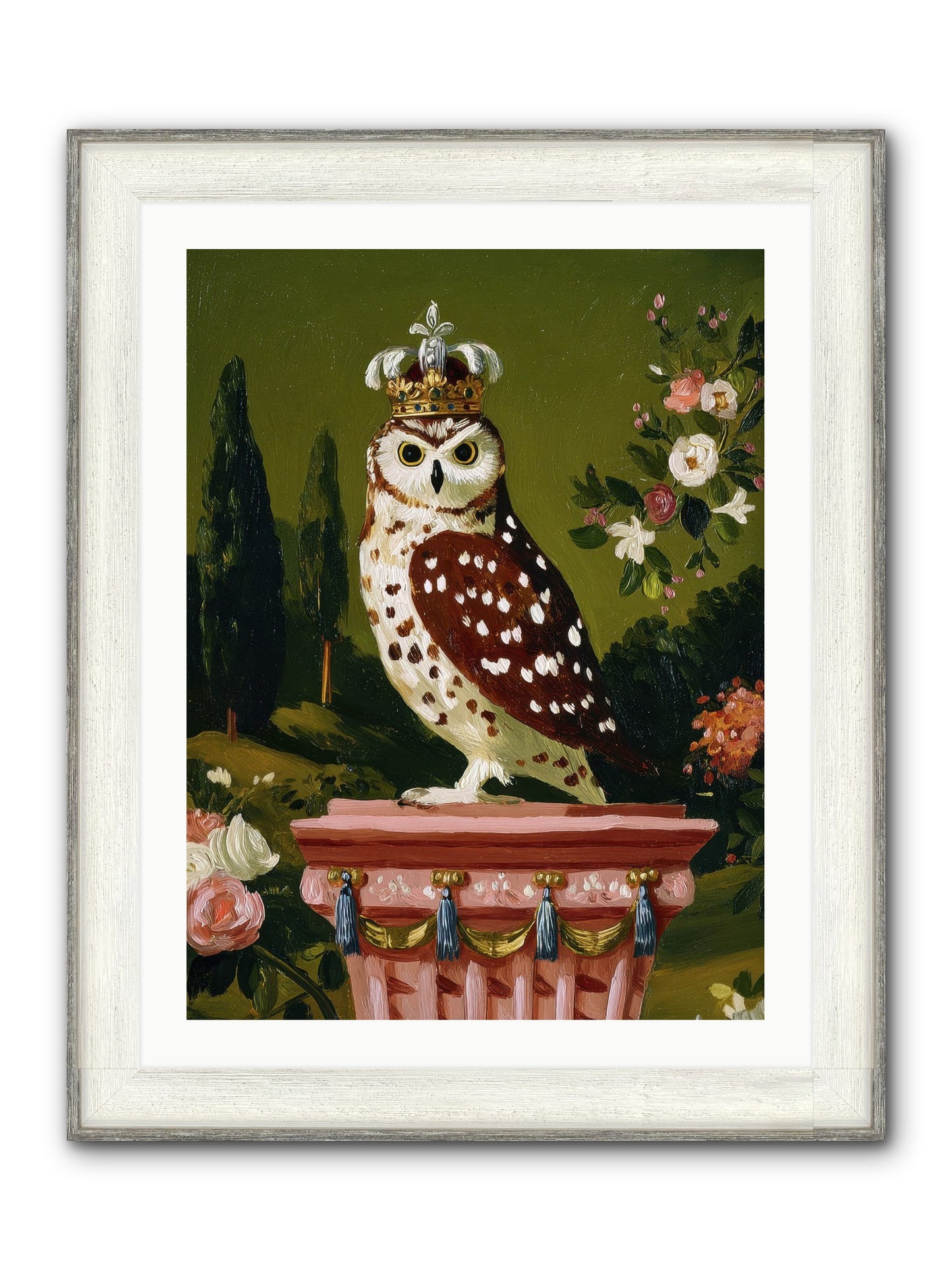 Magic Came To Call Framed Print - Driftwood White 24x32
