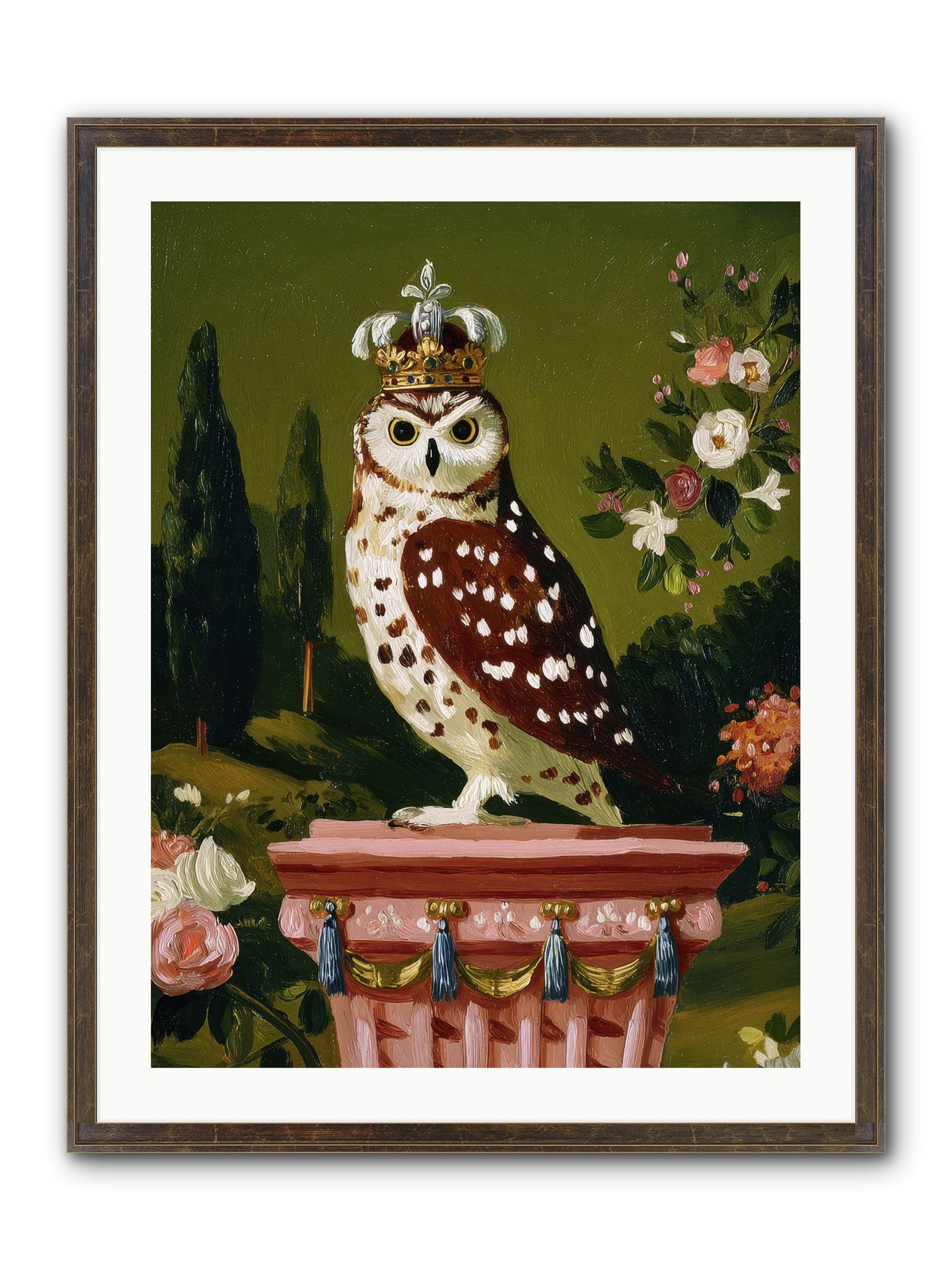 Magic Came To Call Framed Print - Slimwoods Black/Gold 24x32