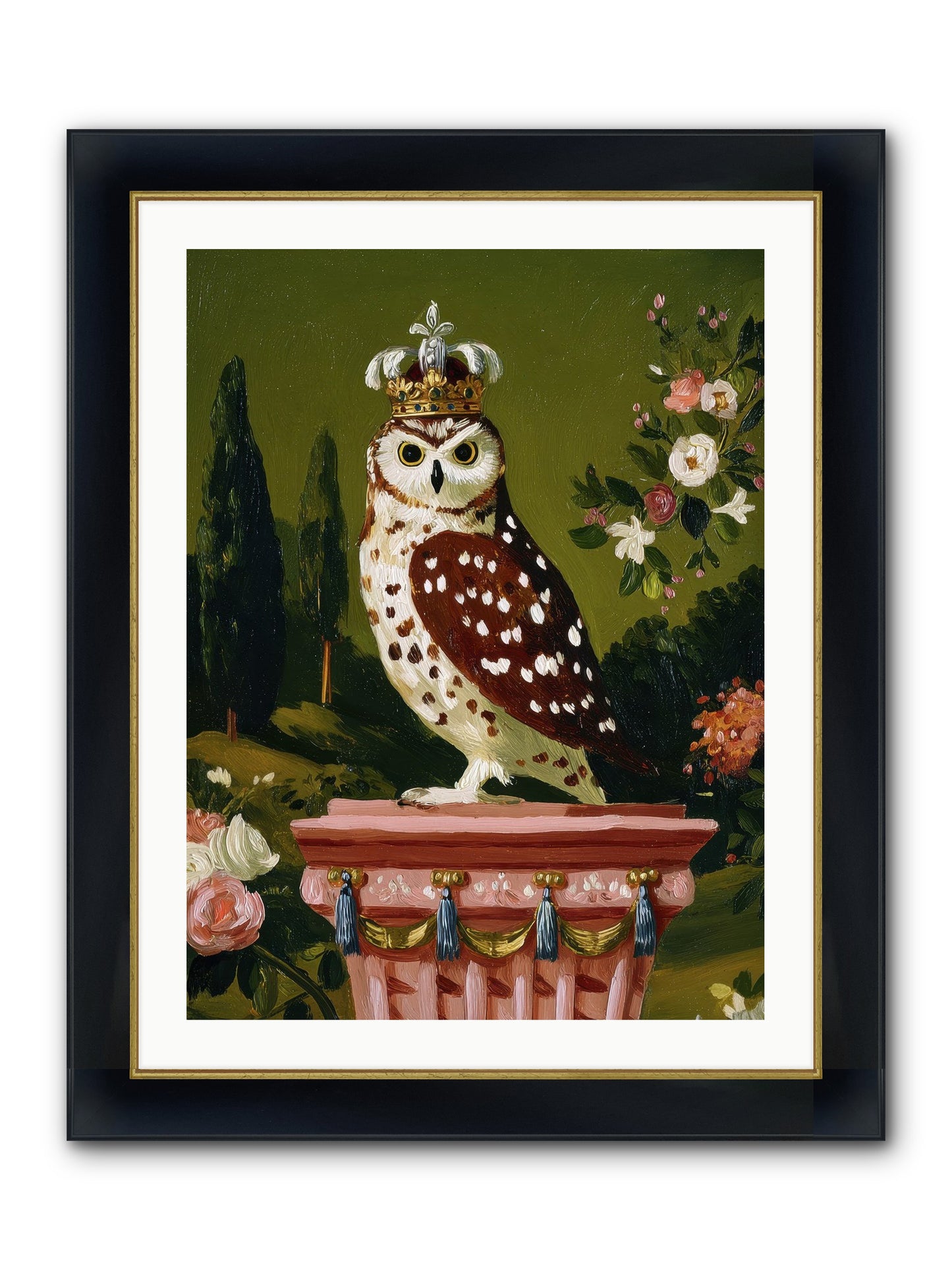 Magic Came To Call Framed Print - Wide Black w/Gold 24x32