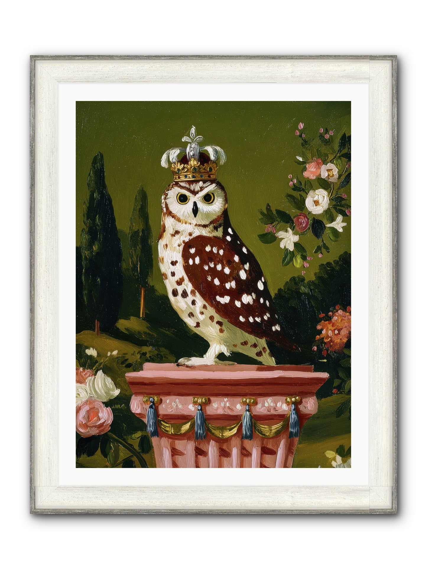 Magic Came To Call Framed Print - Driftwood White 30x40