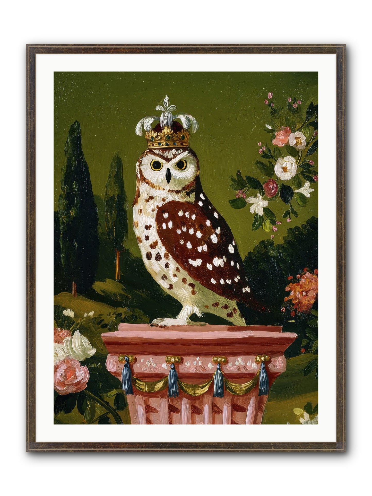 Magic Came To Call Framed Print - Slimwoods Black/Gold 30x40
