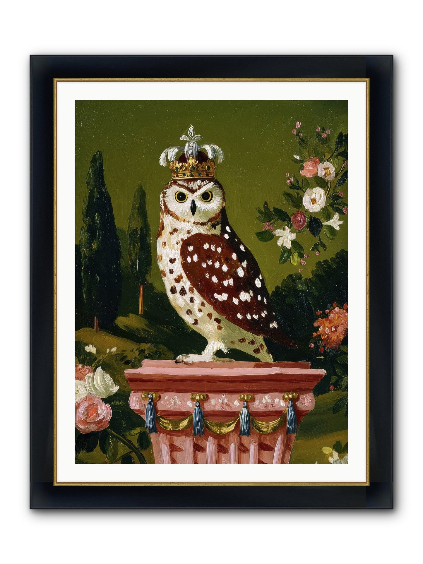 Magic Came To Call Framed Print - Wide Black w/Gold 30x40
