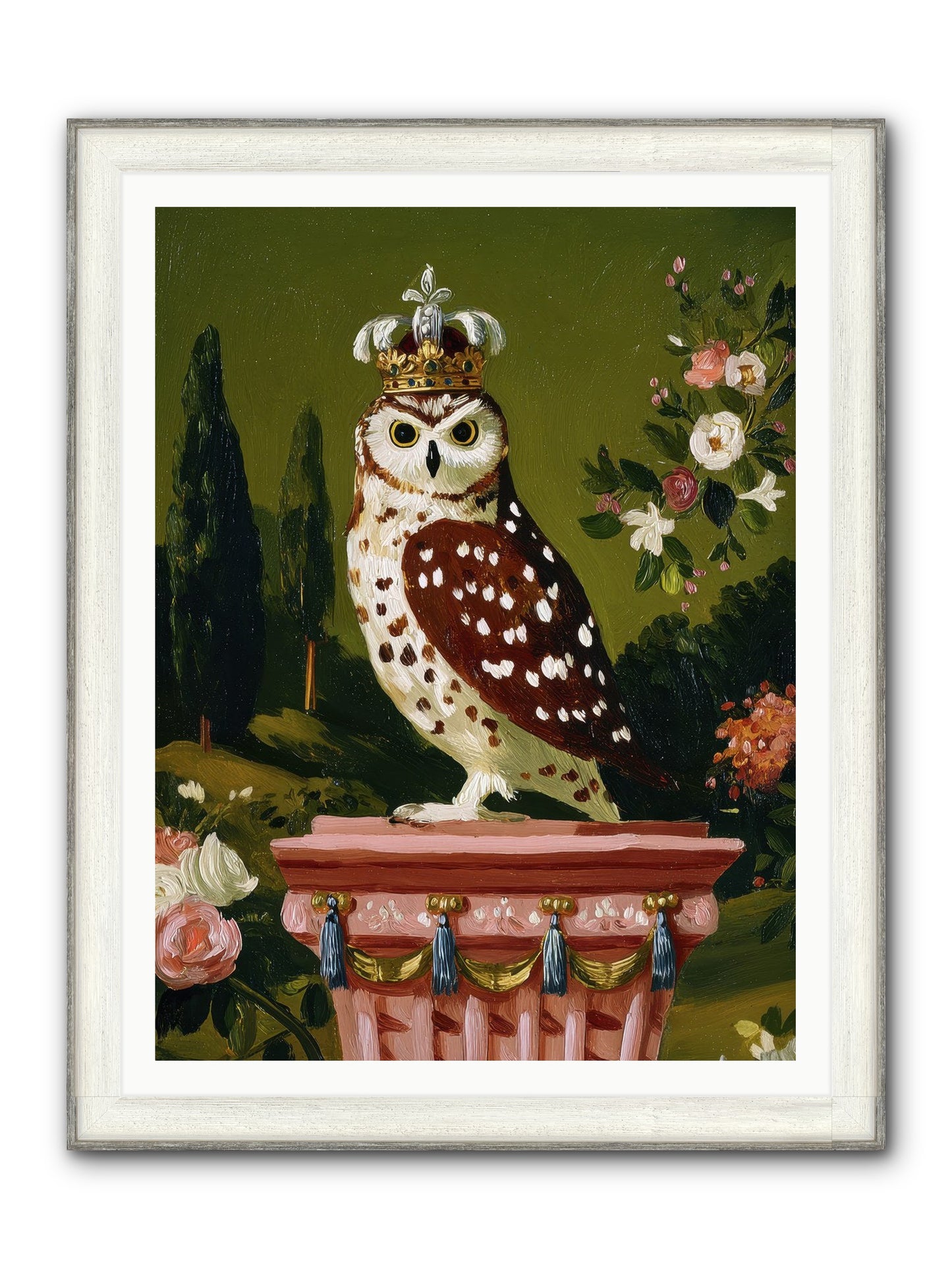 Magic Came To Call Framed Print - Driftwood White 36x48