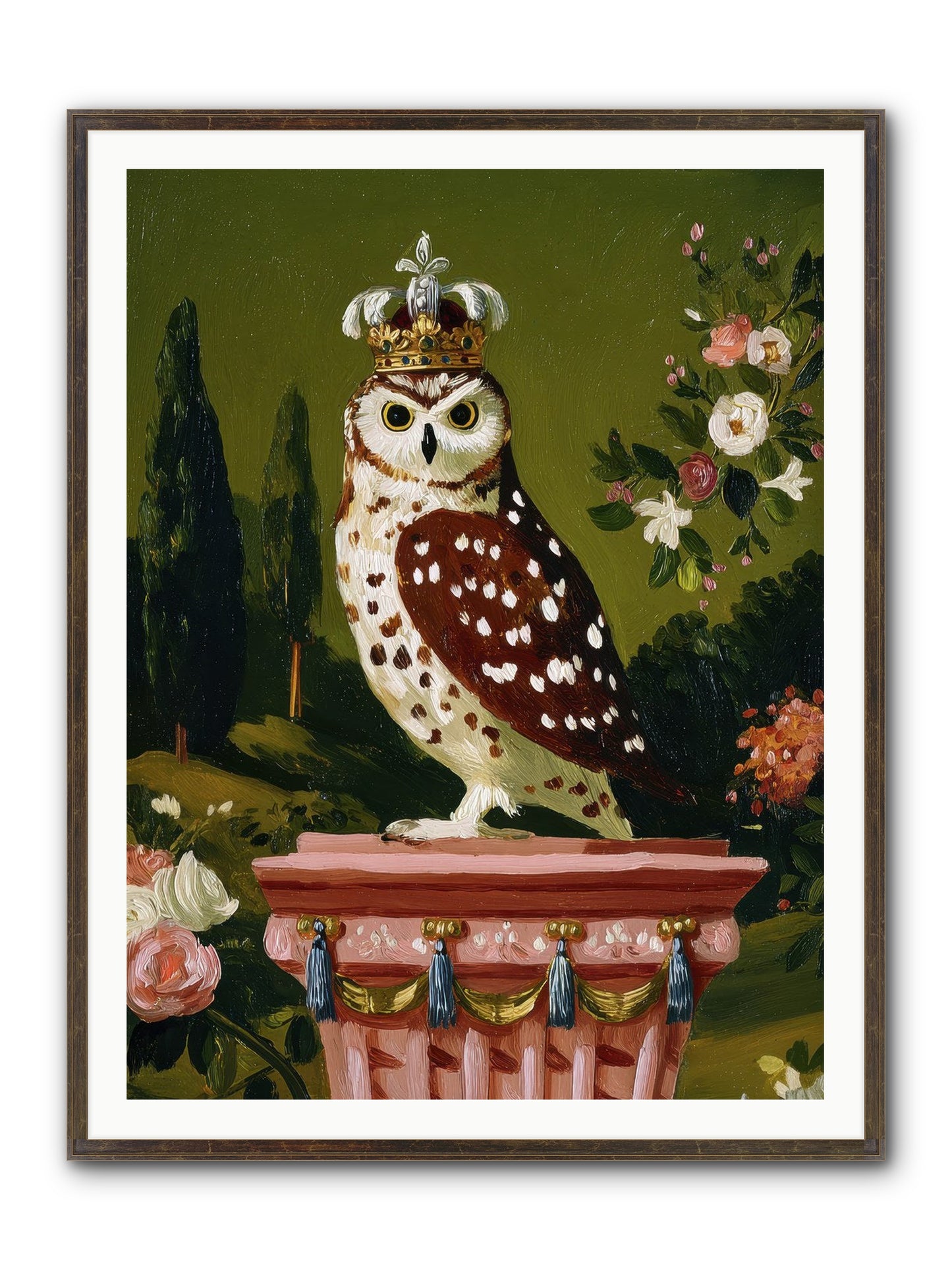 Magic Came To Call Framed Print - Slimwoods Black/Gold 36x48