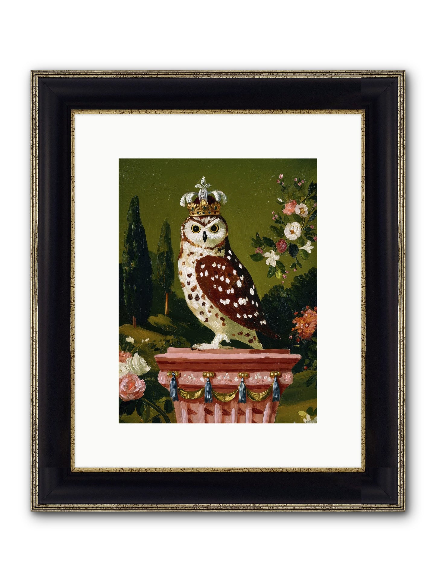 Magic Came To Call Framed Print - Black & Gold 9x12