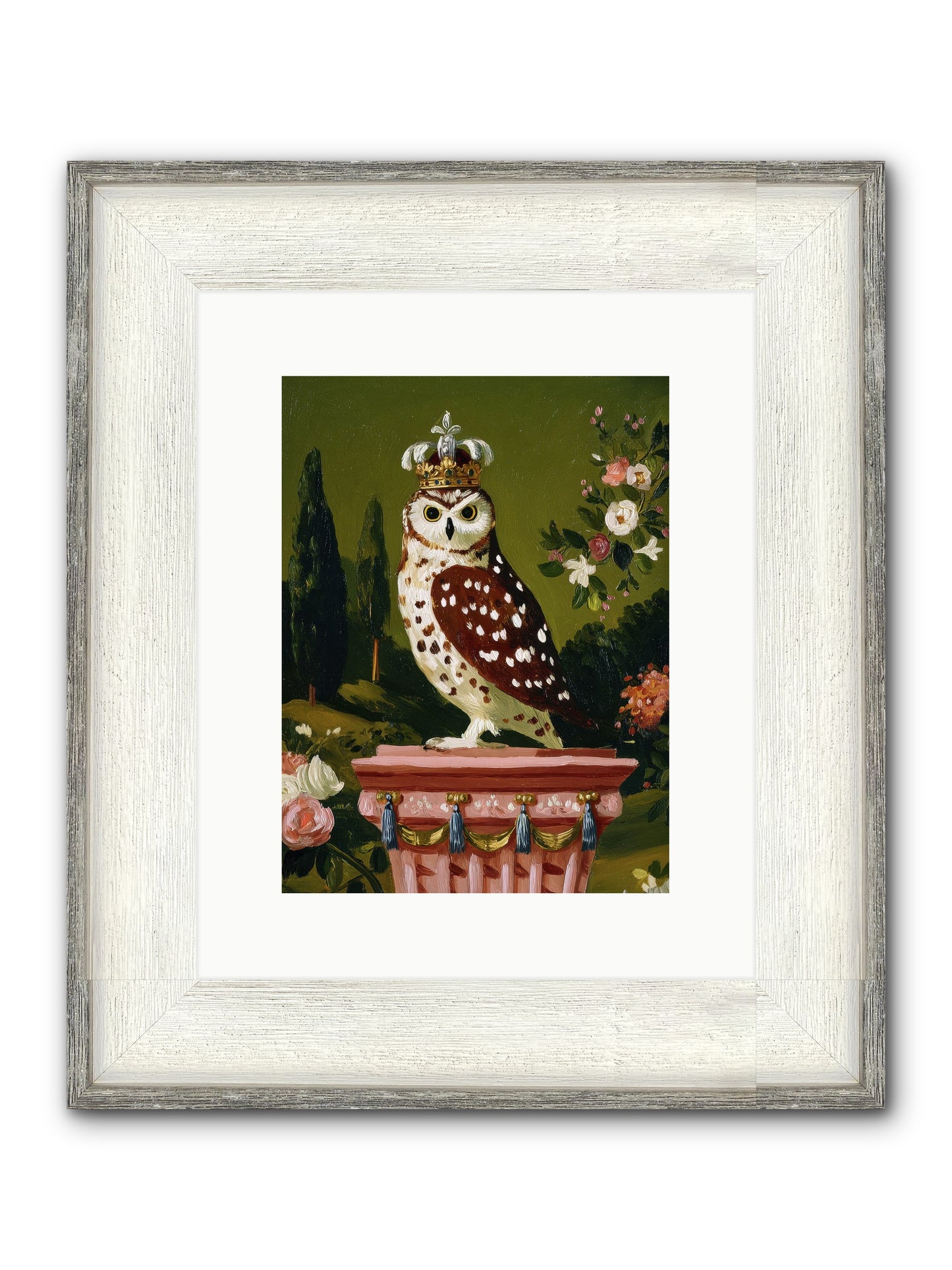 Magic Came To Call Framed Print - Driftwood White 9x12