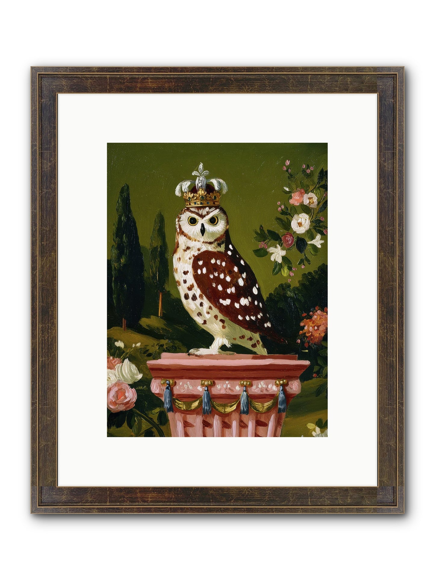 Magic Came To Call Framed Print - Slimwoods Black/Gold 9x12