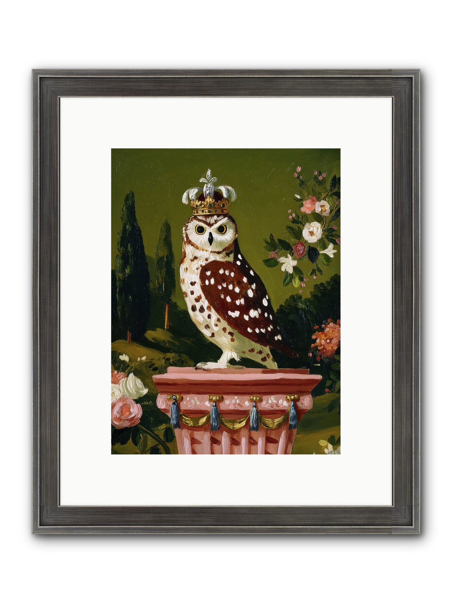 Magic Came To Call Framed Print - Slimwoods Black/Silver 9x12