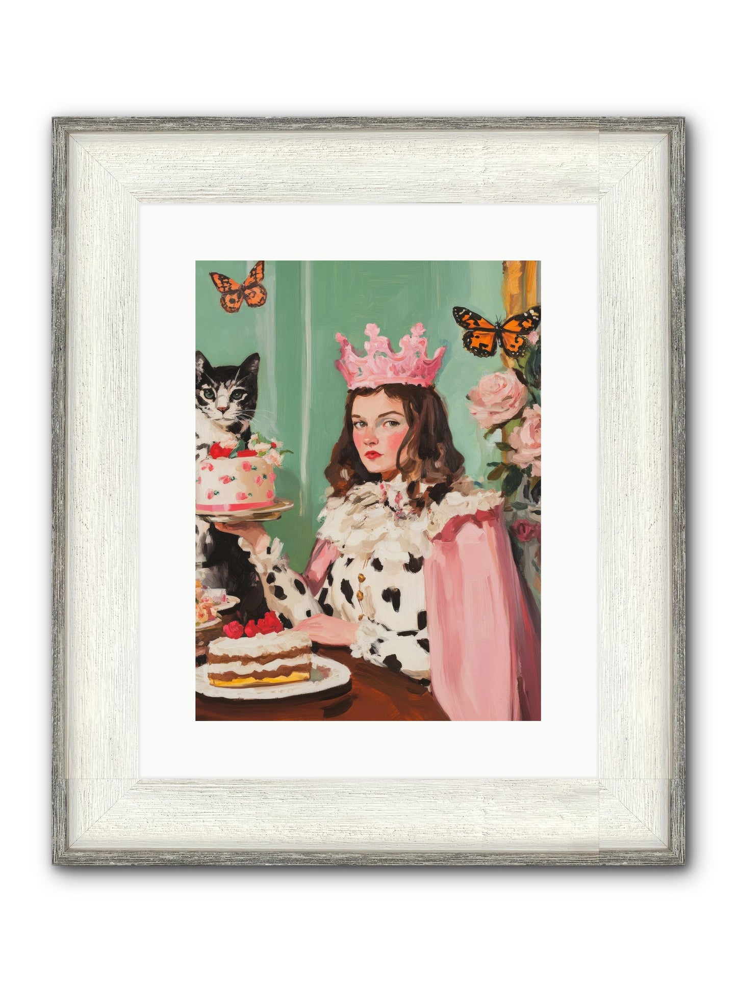 Magic's Soft Mark Framed Print - Driftwood White 12x16