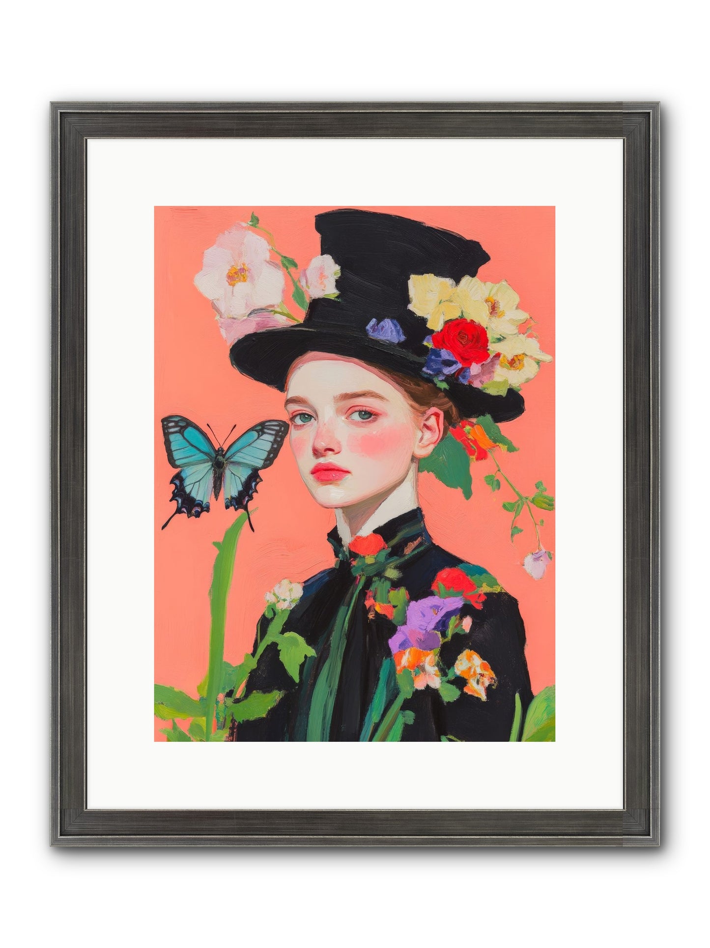 Magic Unchained Framed Print - Slimwoods Black/Silver 12x16