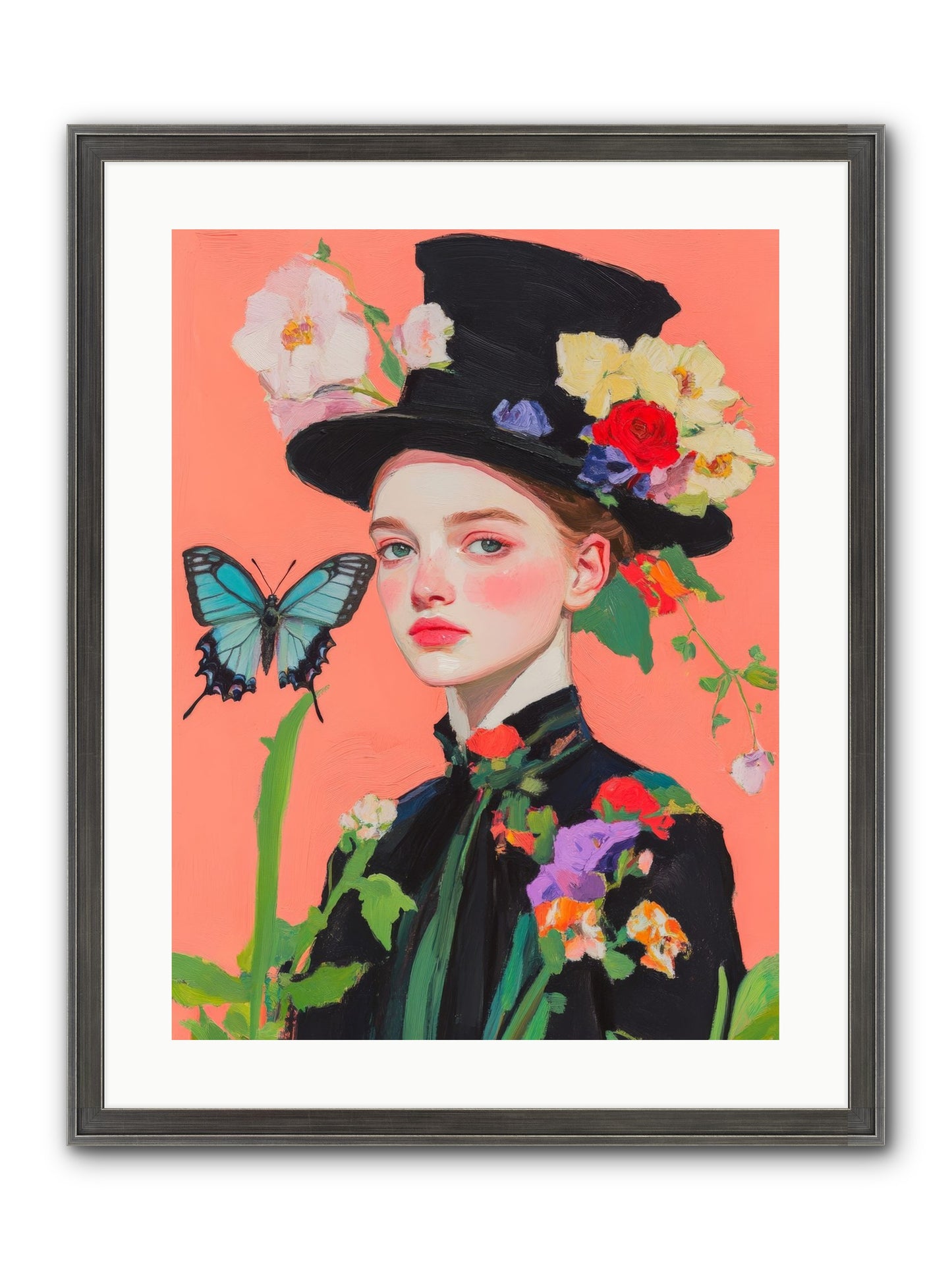 Magic Unchained Framed Print - Slimwoods Black/Silver 18x24