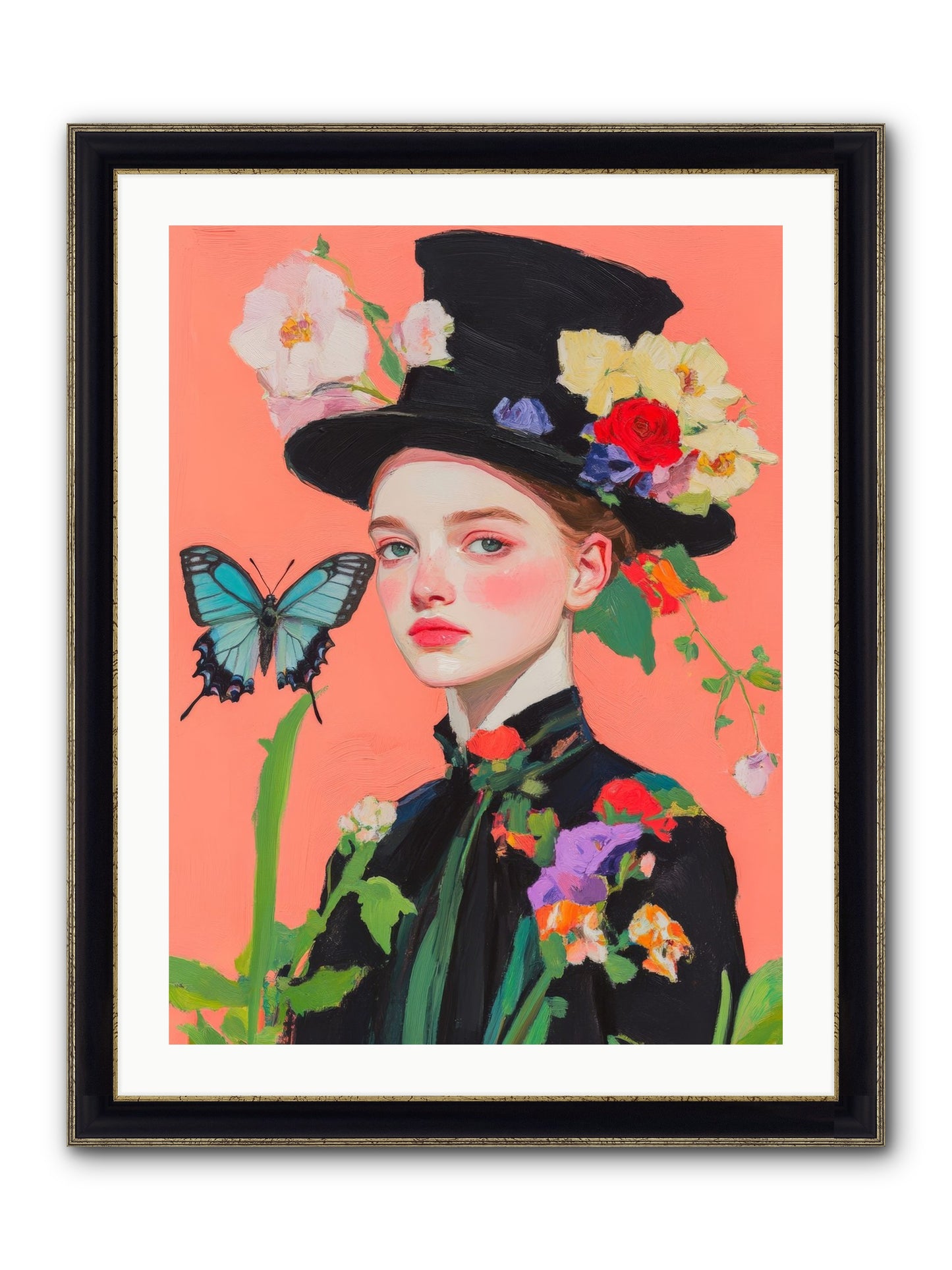 Magic Unchained Framed Print - Black & Gold 24x32
