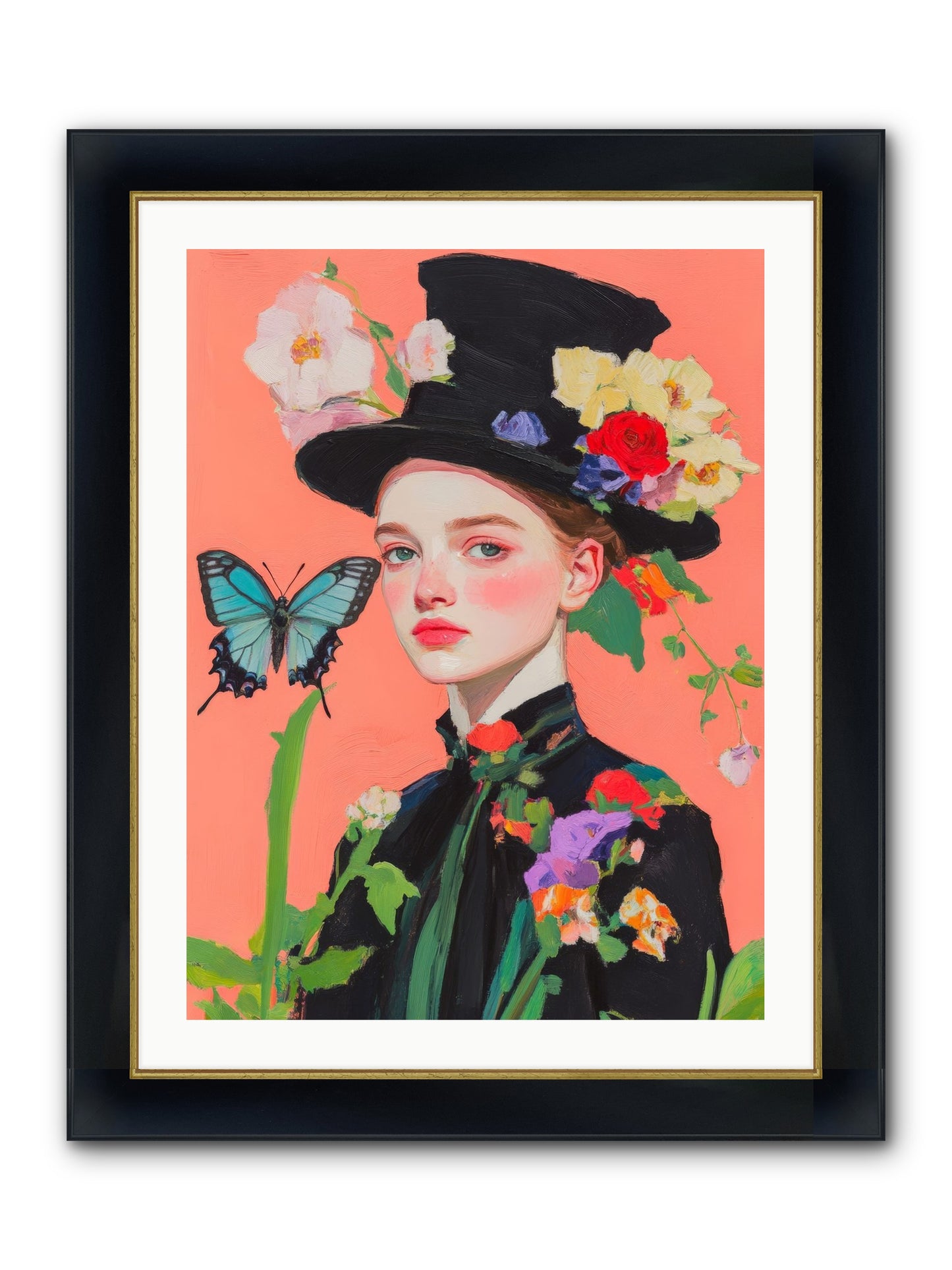 Magic Unchained Framed Print - Wide Black w/Gold 24x32