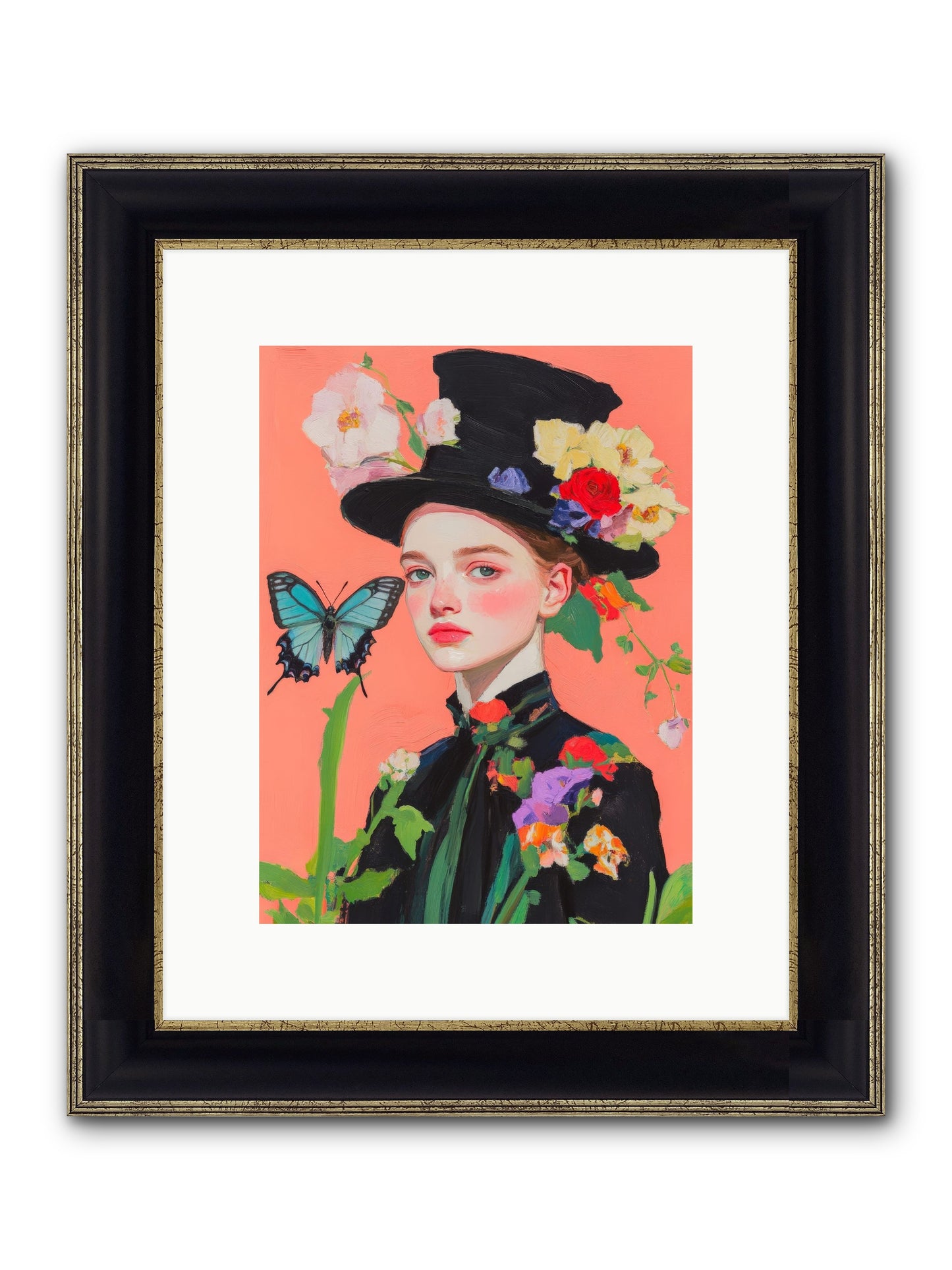 Magic Unchained Framed Print - Black & Gold 9x12