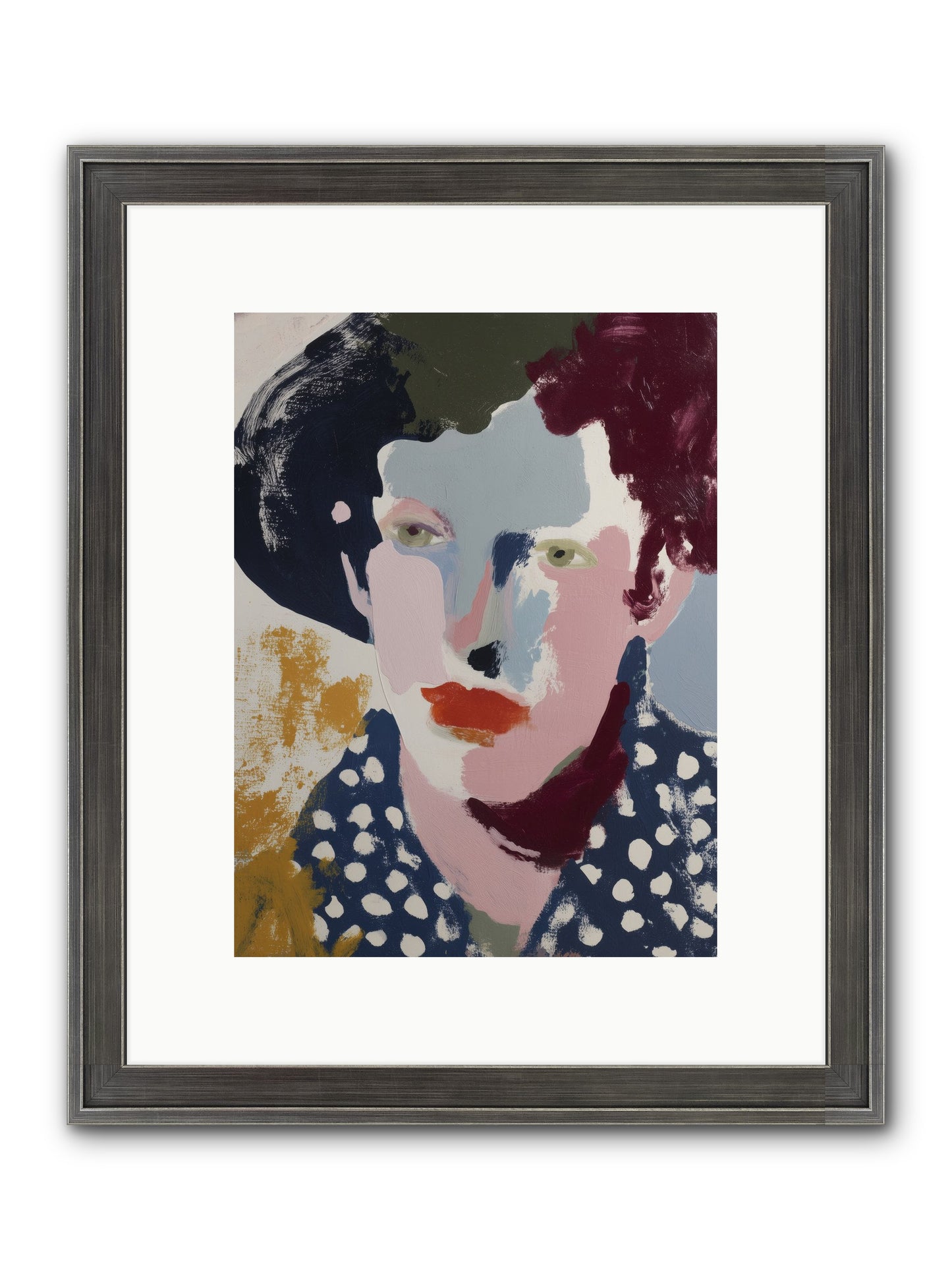 Magnified Framed Print - Slimwoods Black/Silver 9x12