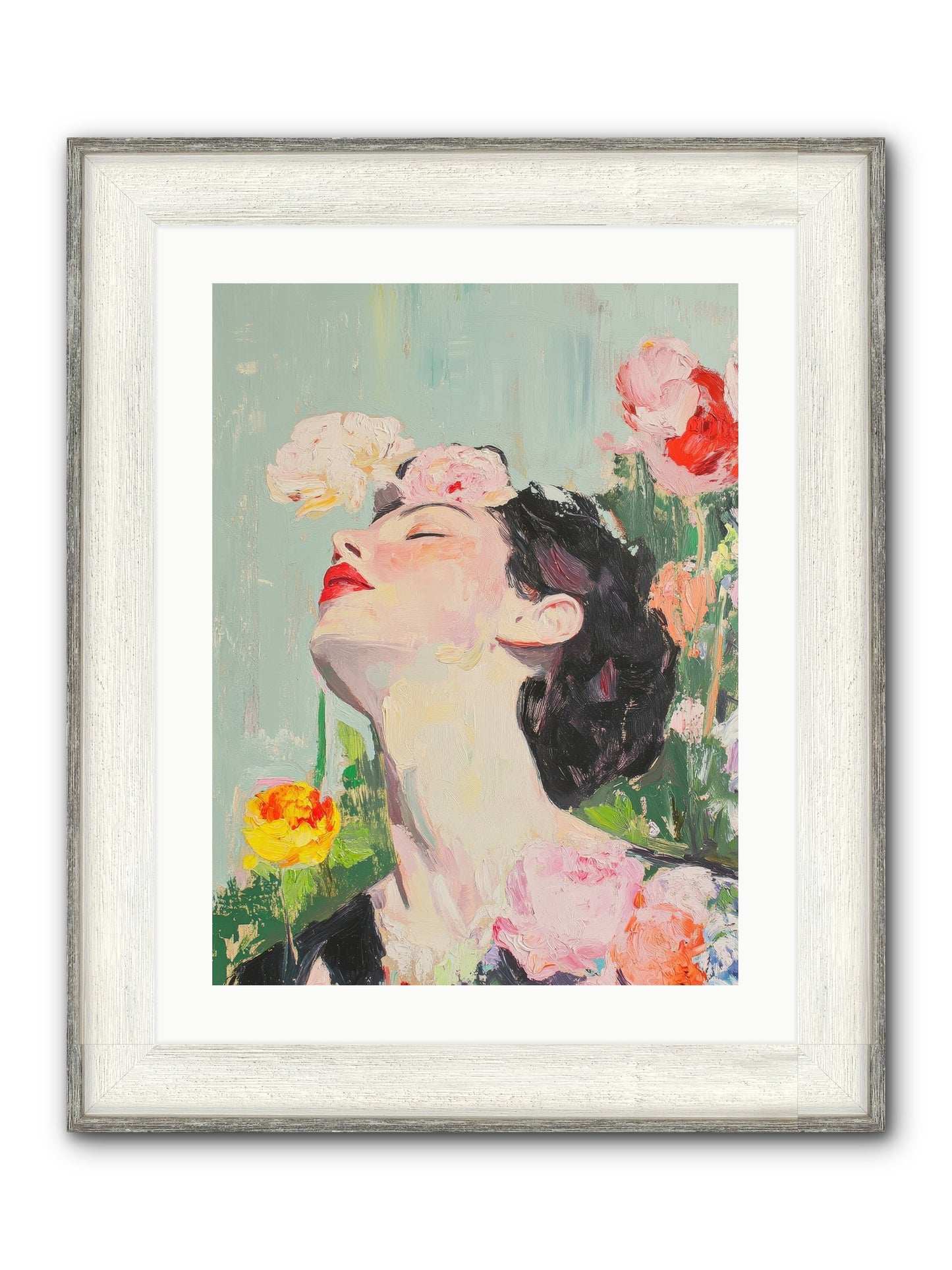 Magnolia Hawthorne Framed Print - Driftwood White 18x24