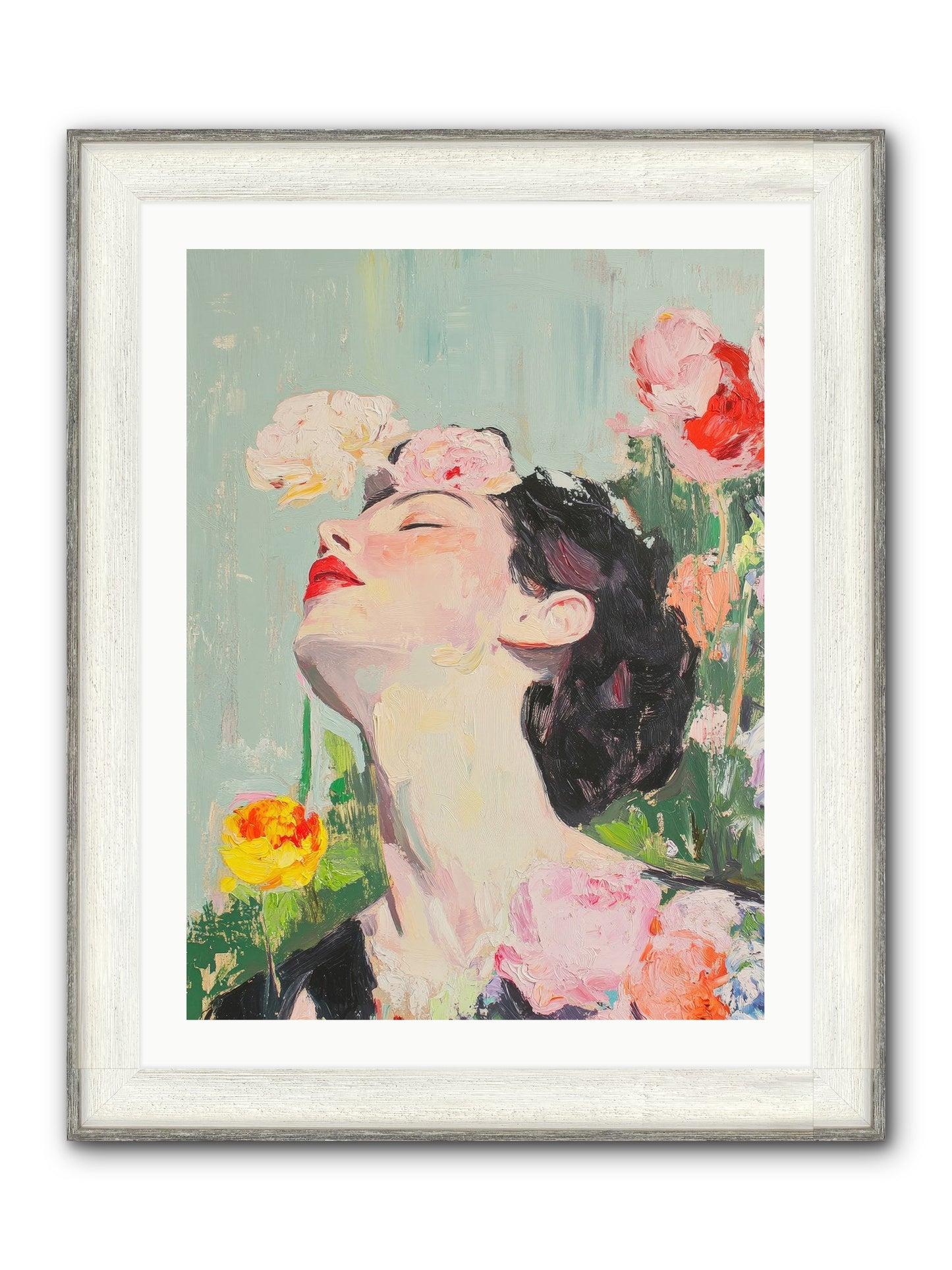 Magnolia Hawthorne Framed Print - Driftwood White 24x32