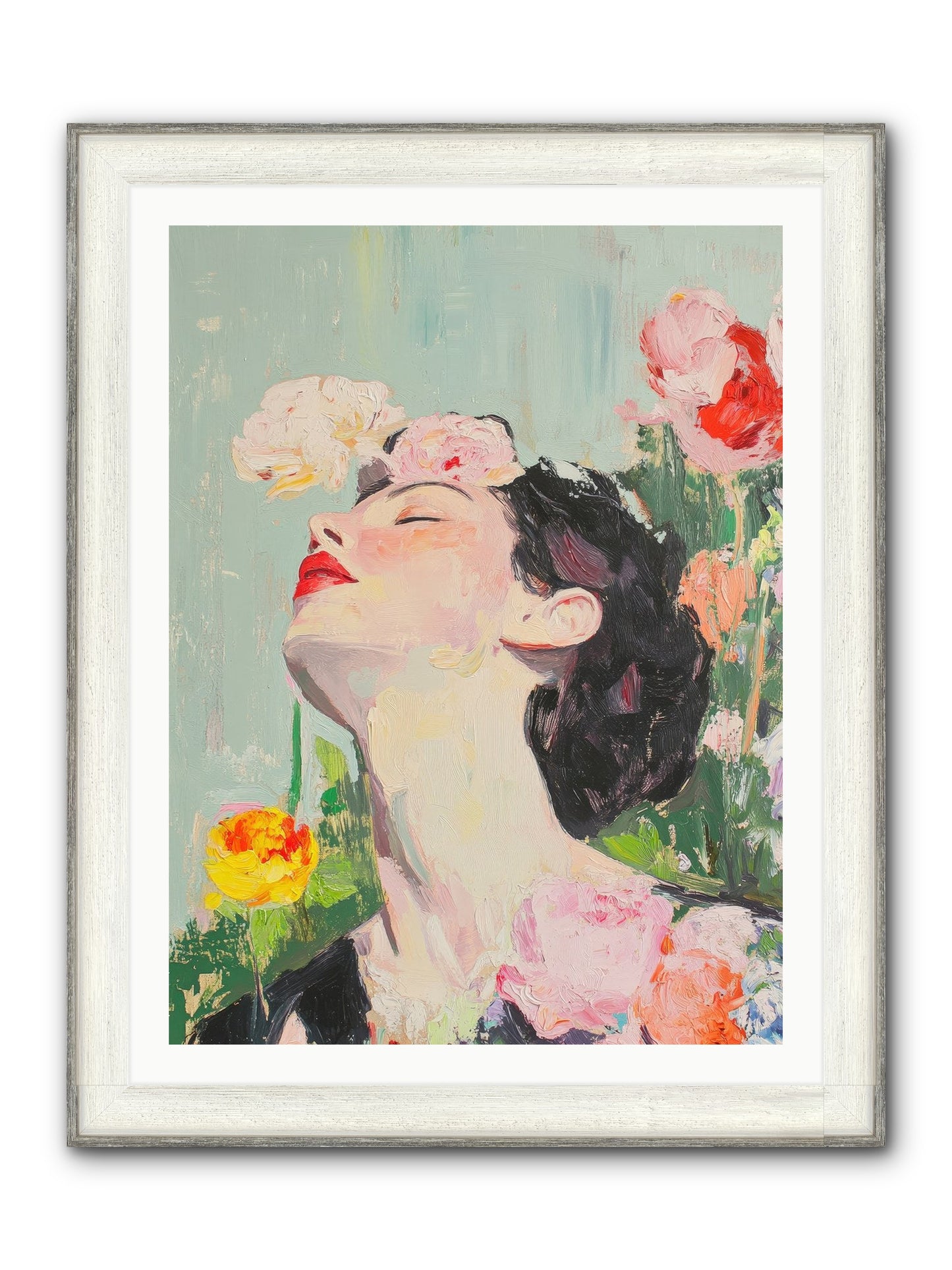 Magnolia Hawthorne Framed Print - Driftwood White 30x40