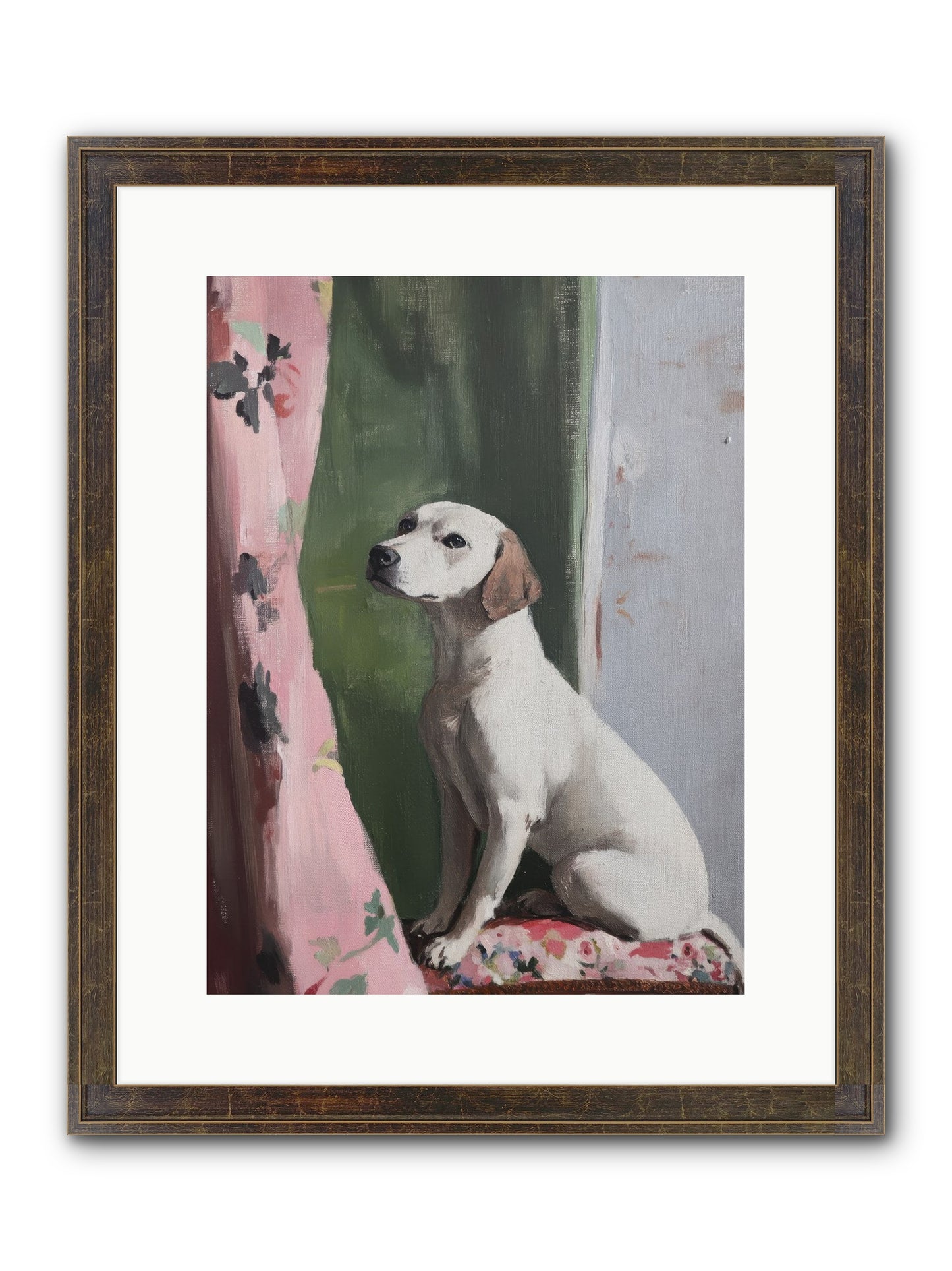 Magnolia Jane Framed Print - Slimwoods Black/Gold 12x16
