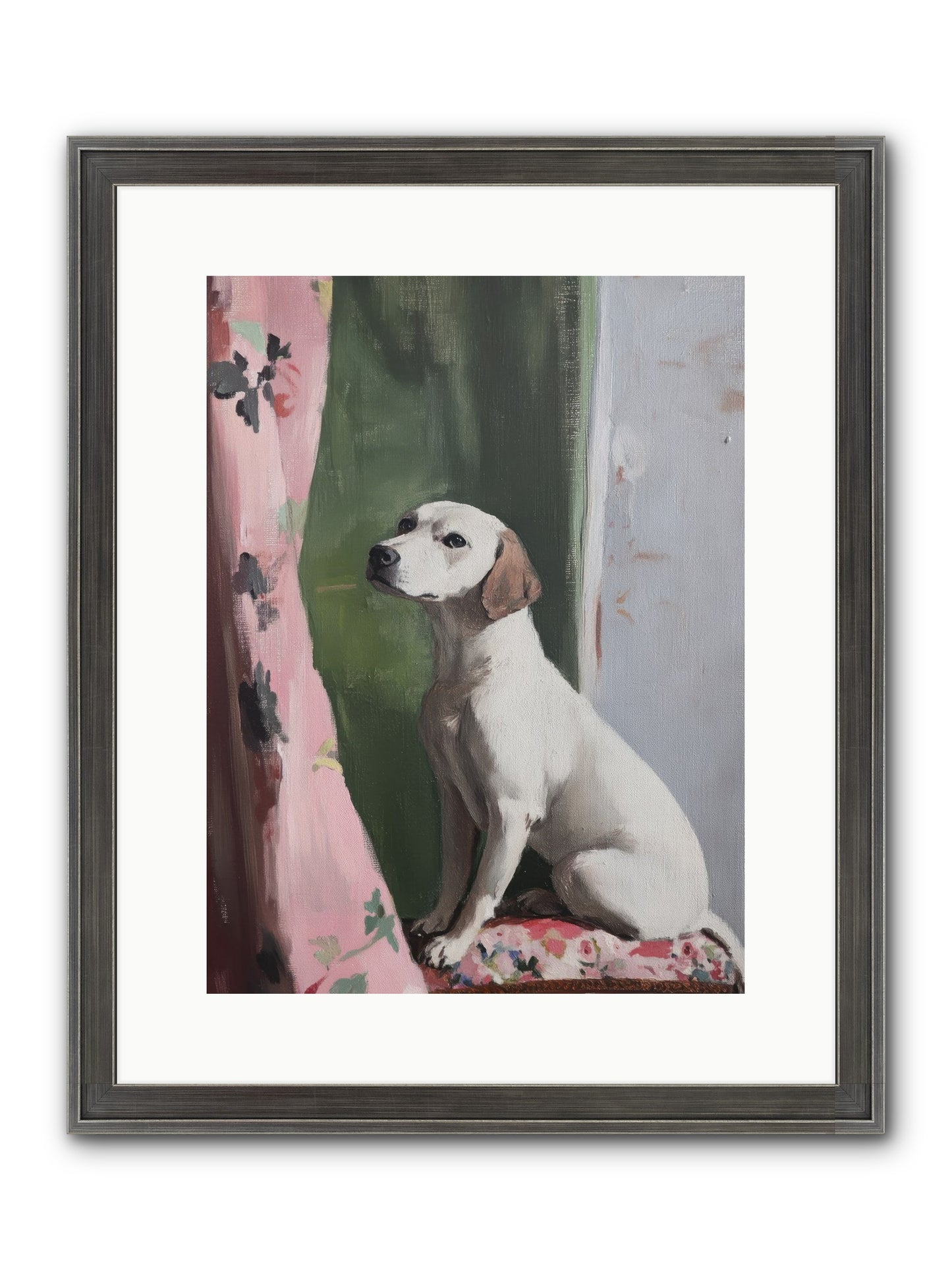 Magnolia Jane Framed Print - Slimwoods Black/Silver 12x16