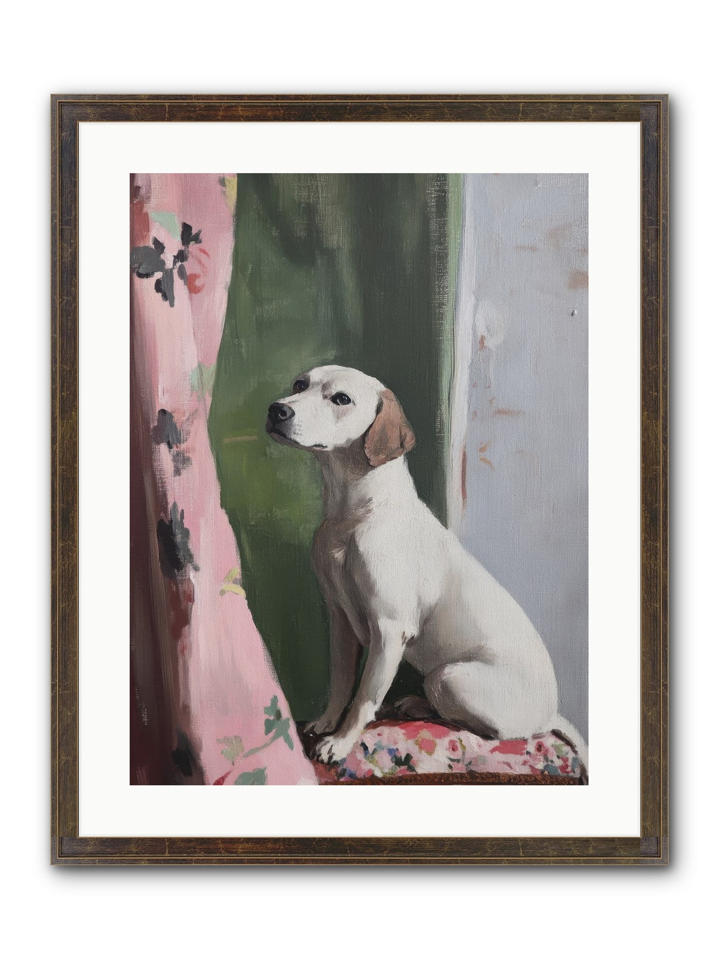 Magnolia Jane Framed Print - Slimwoods Black/Gold 18x24
