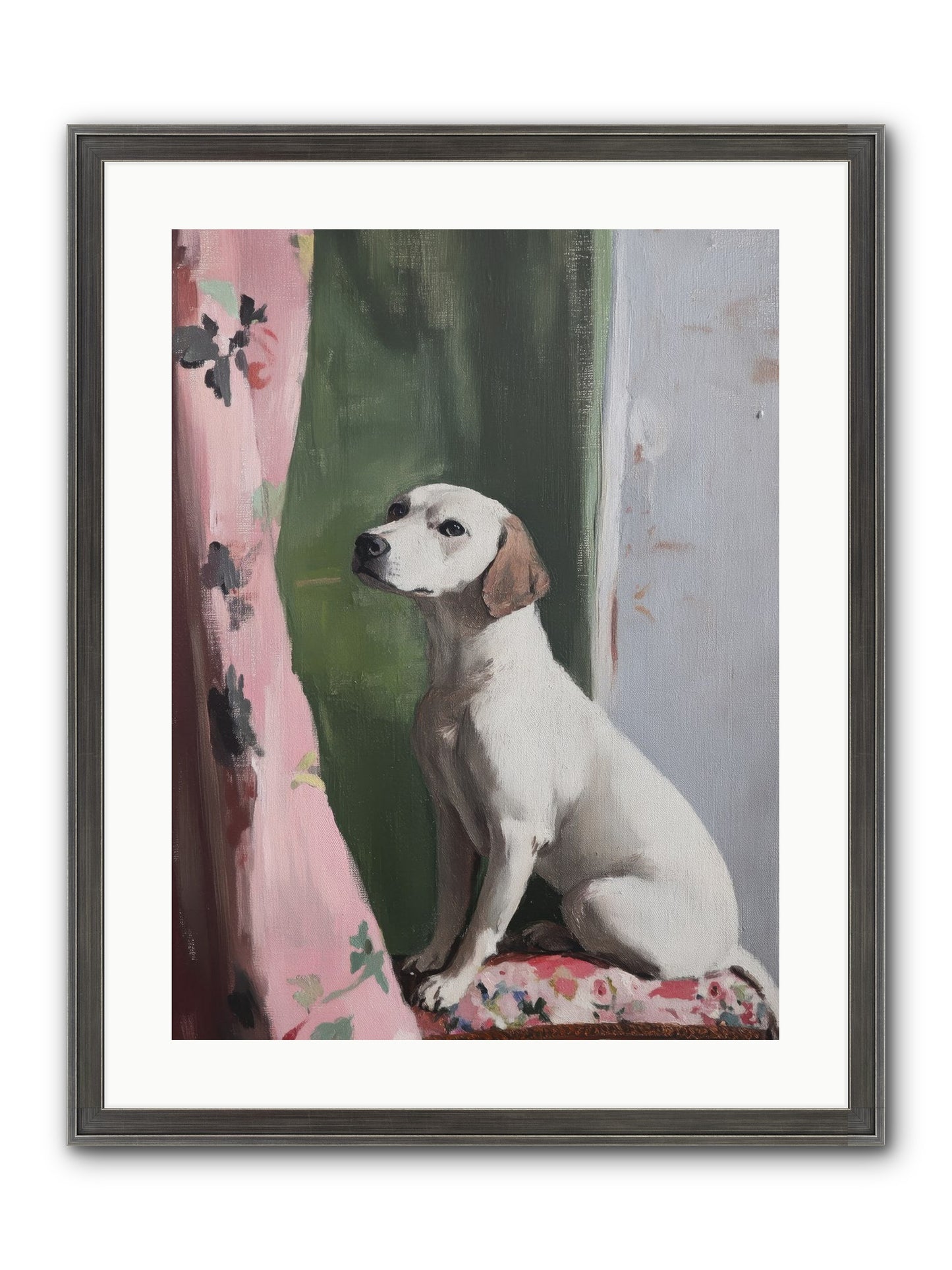 Magnolia Jane Framed Print - Slimwoods Black/Silver 18x24