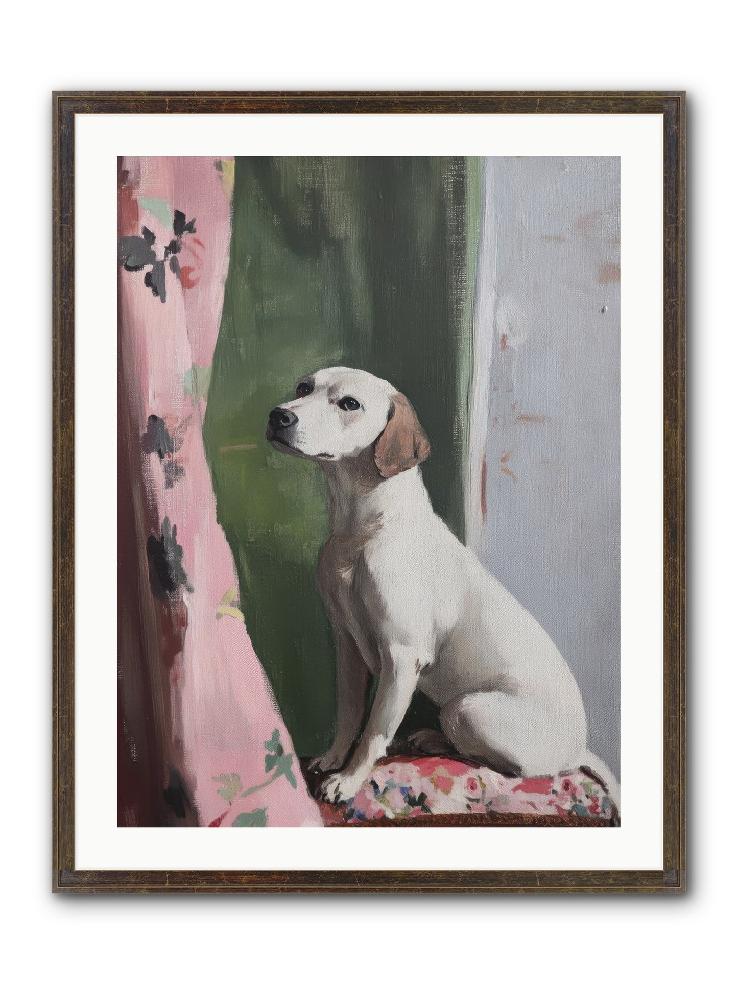 Magnolia Jane Framed Print - Slimwoods Black/Gold 24x32
