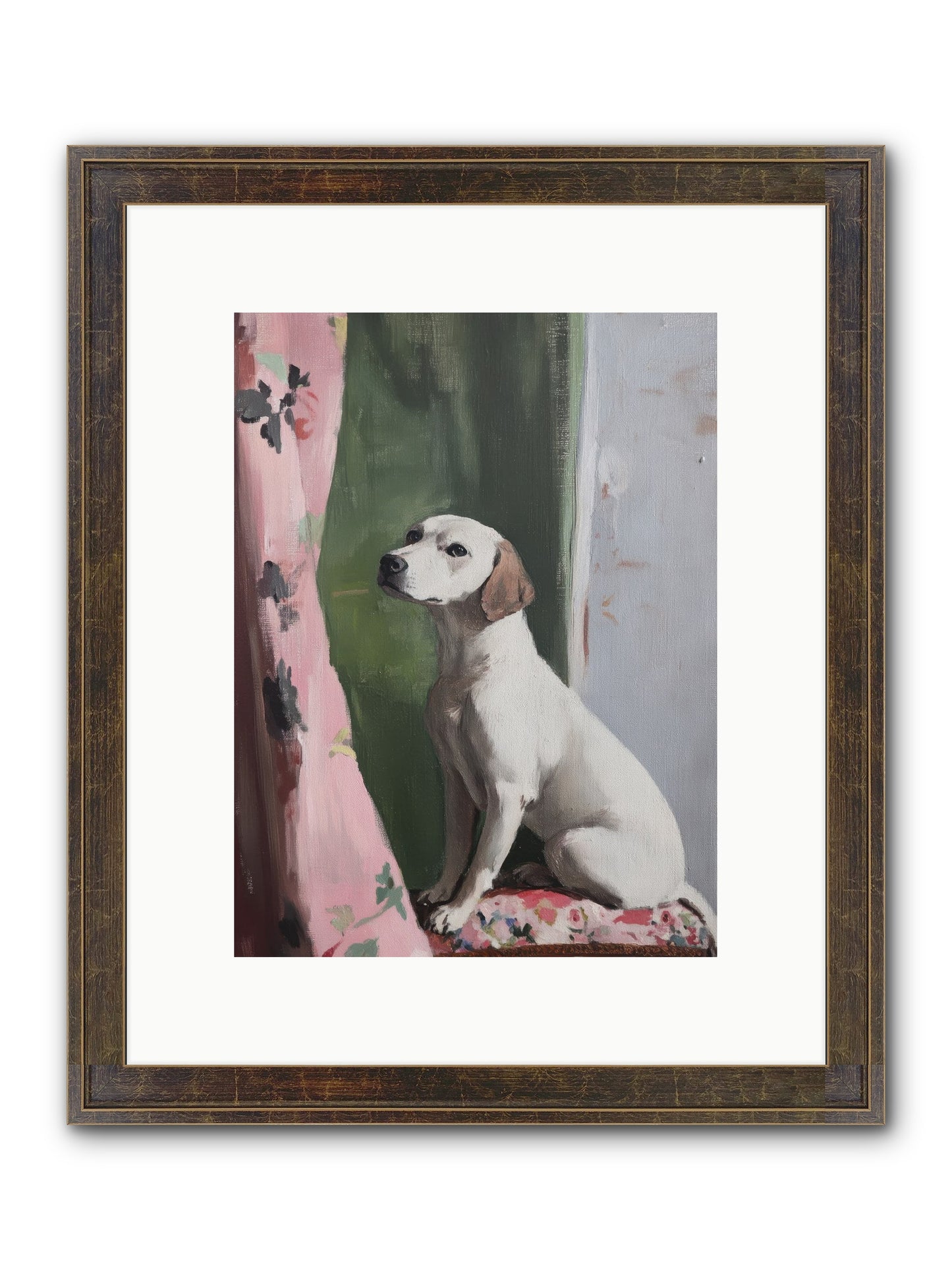 Magnolia Jane Framed Print - Slimwoods Black/Gold 9x12
