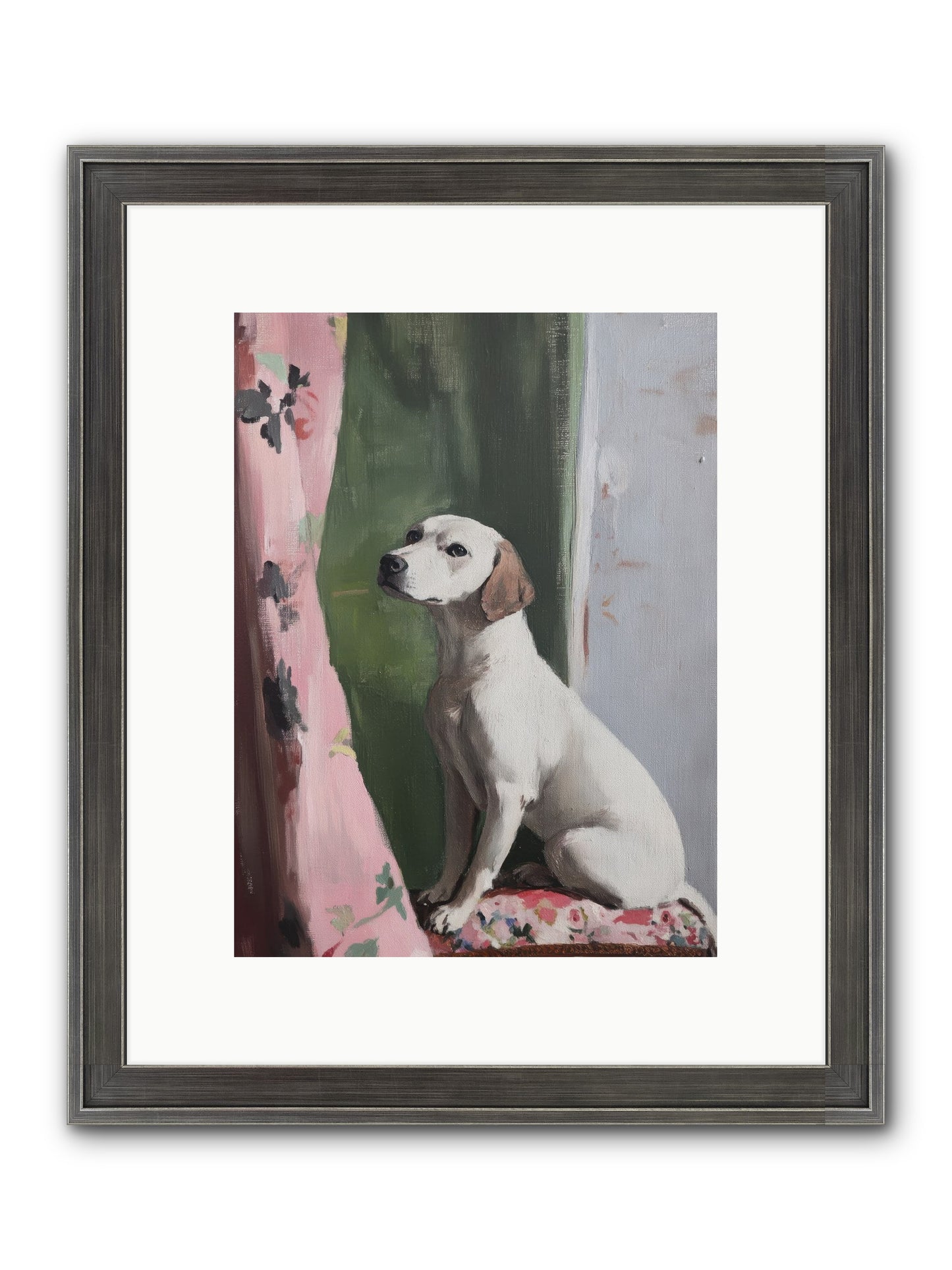 Magnolia Jane Framed Print - Slimwoods Black/Silver 9x12