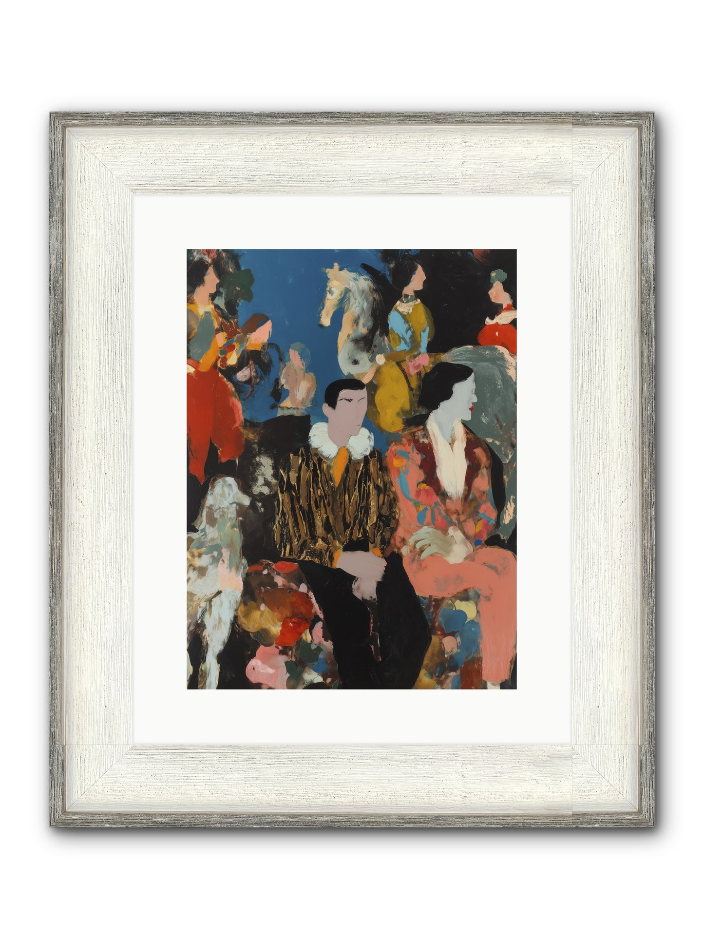 Main Character Energy Framed Print - Driftwood White 12x16