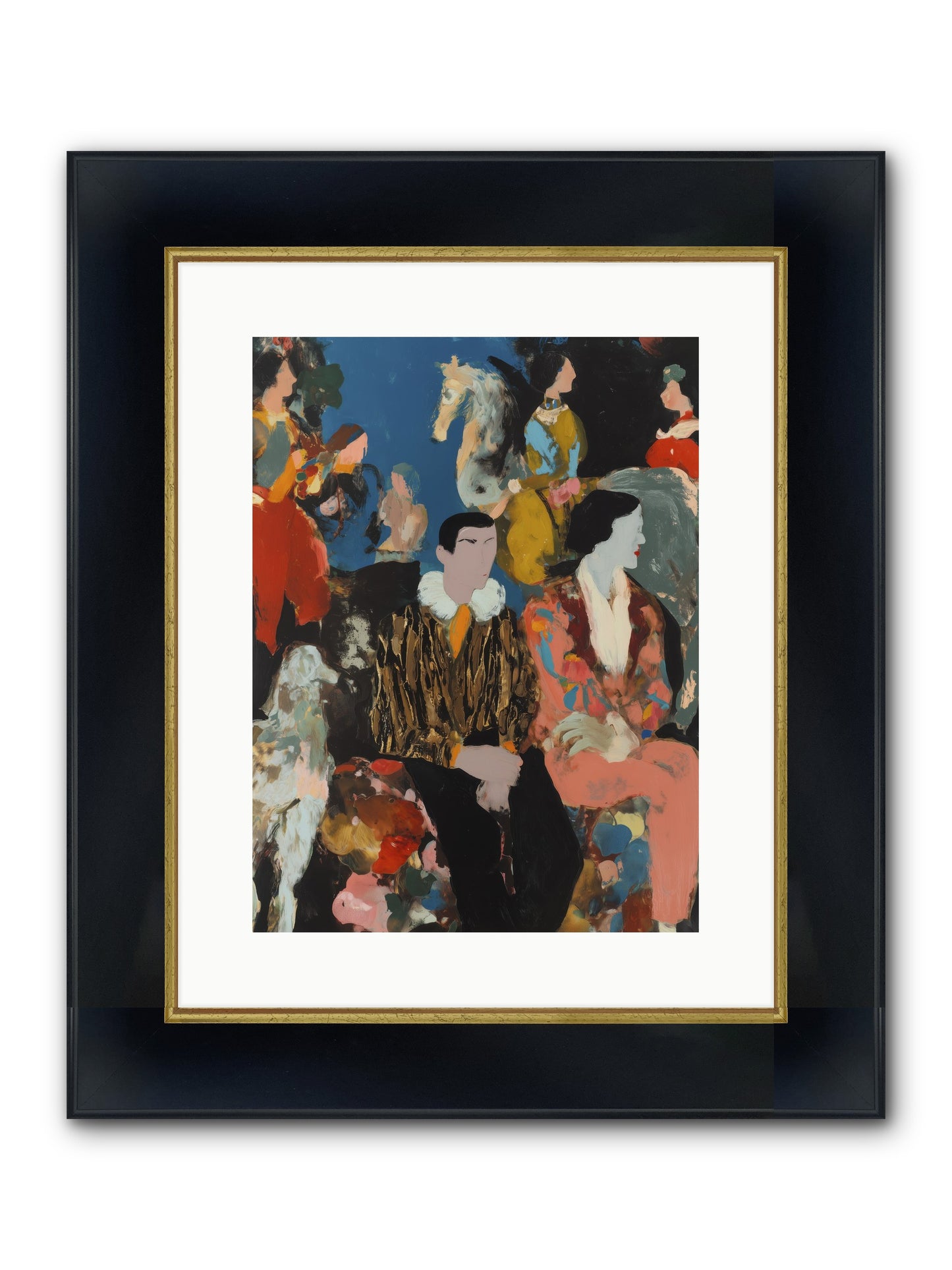 Main Character Energy Framed Print - Wide Black w/Gold 12x16