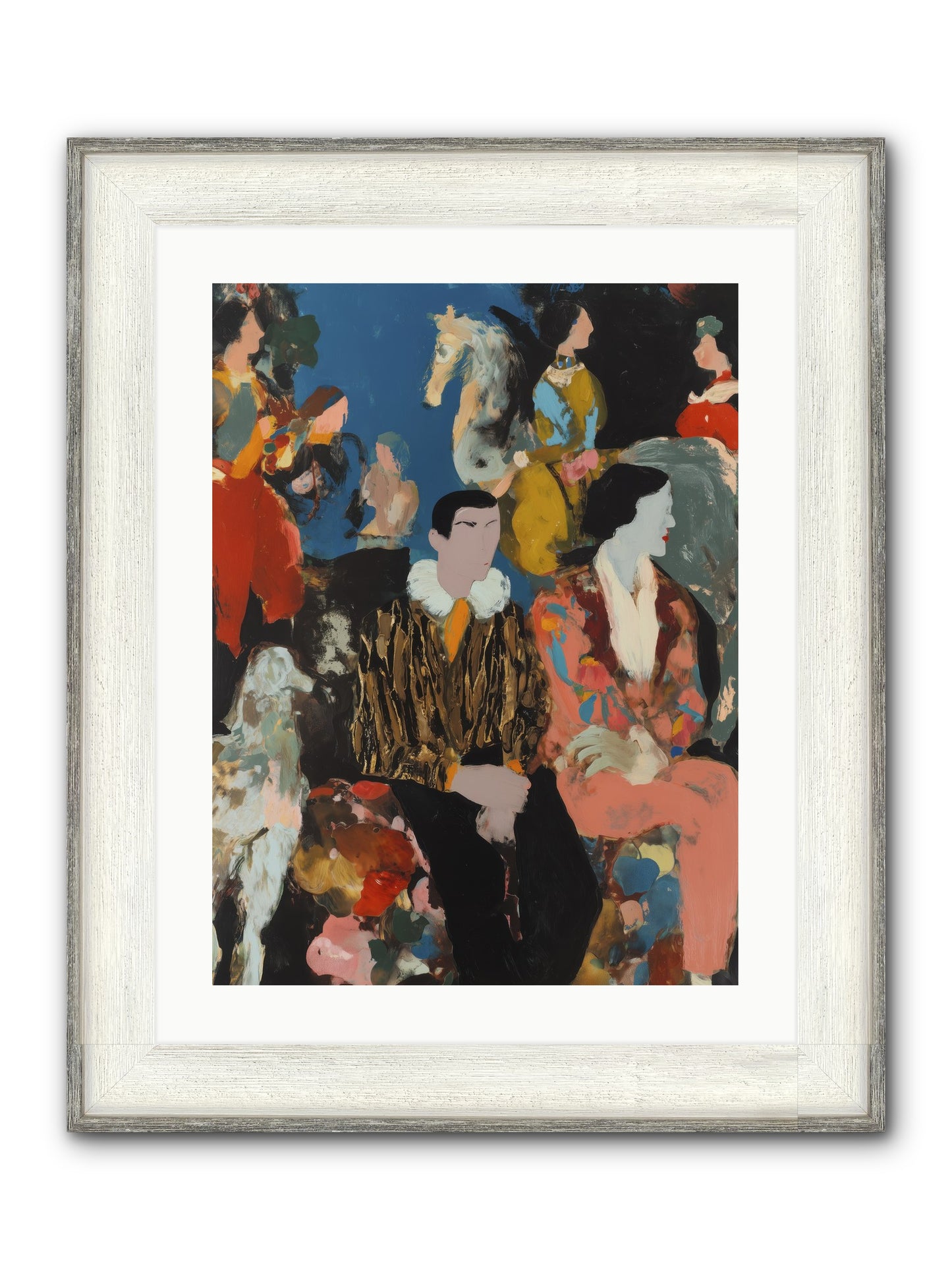Main Character Energy Framed Print - Driftwood White 18x24