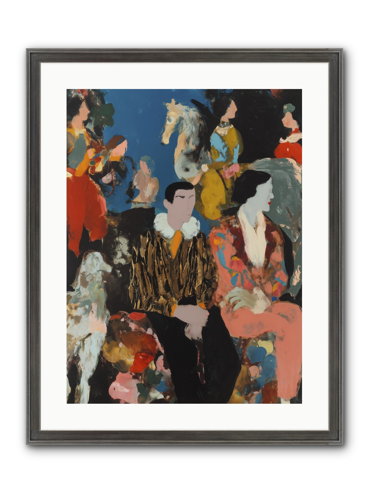 Main Character Energy Framed Print - Slimwoods Black/Silver 18x24