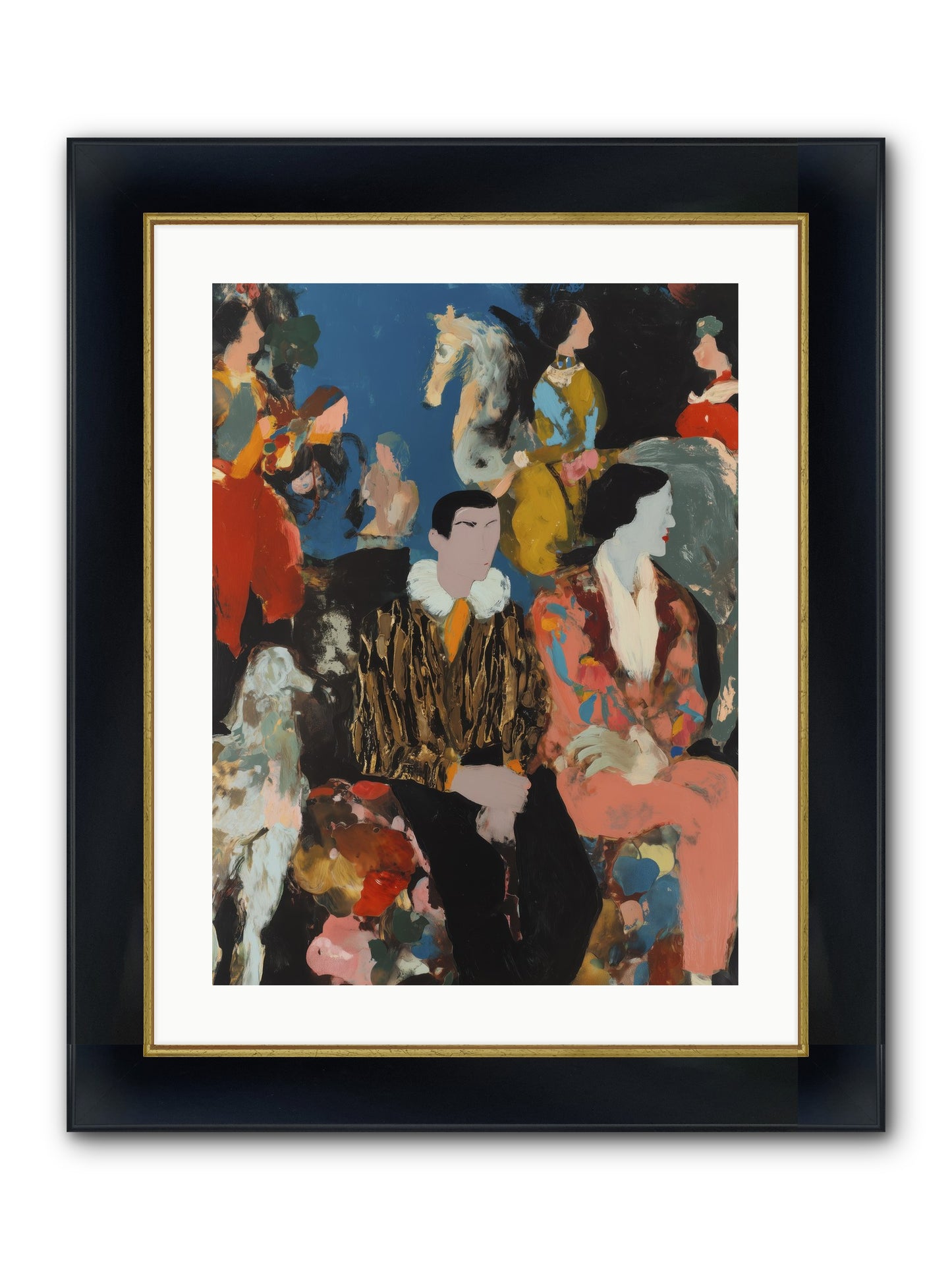 Main Character Energy Framed Print - Wide Black w/Gold 18x24