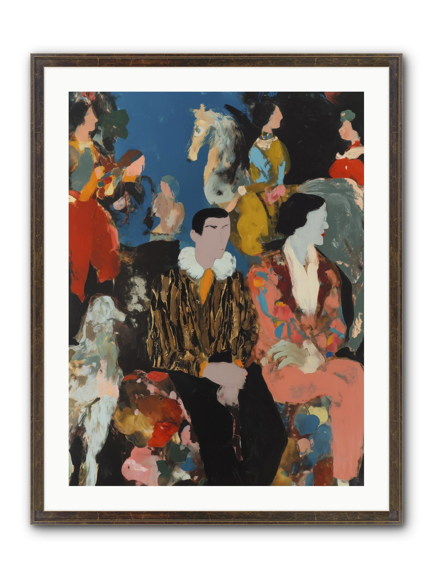 Main Character Energy Framed Print - Slimwoods Black/Gold 24x32