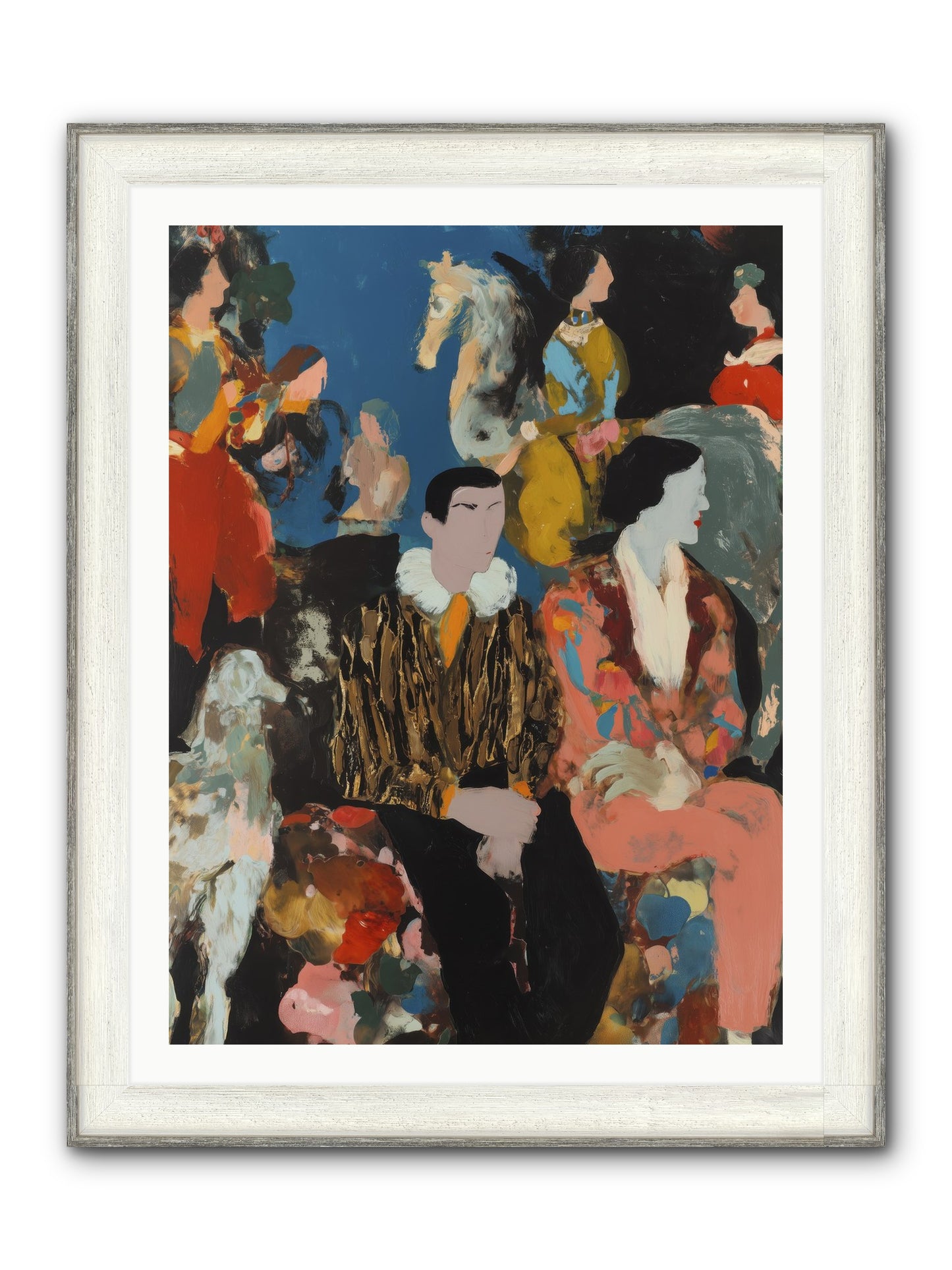 Main Character Energy Framed Print - Driftwood White 30x40