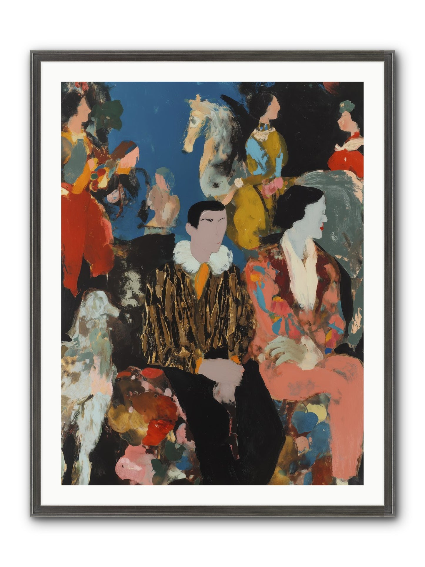 Main Character Energy Framed Print - Slimwoods Black/Silver 30x40