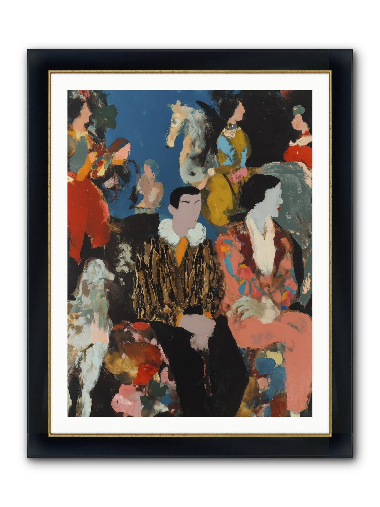 Main Character Energy Framed Print - Wide Black w/Gold 30x40