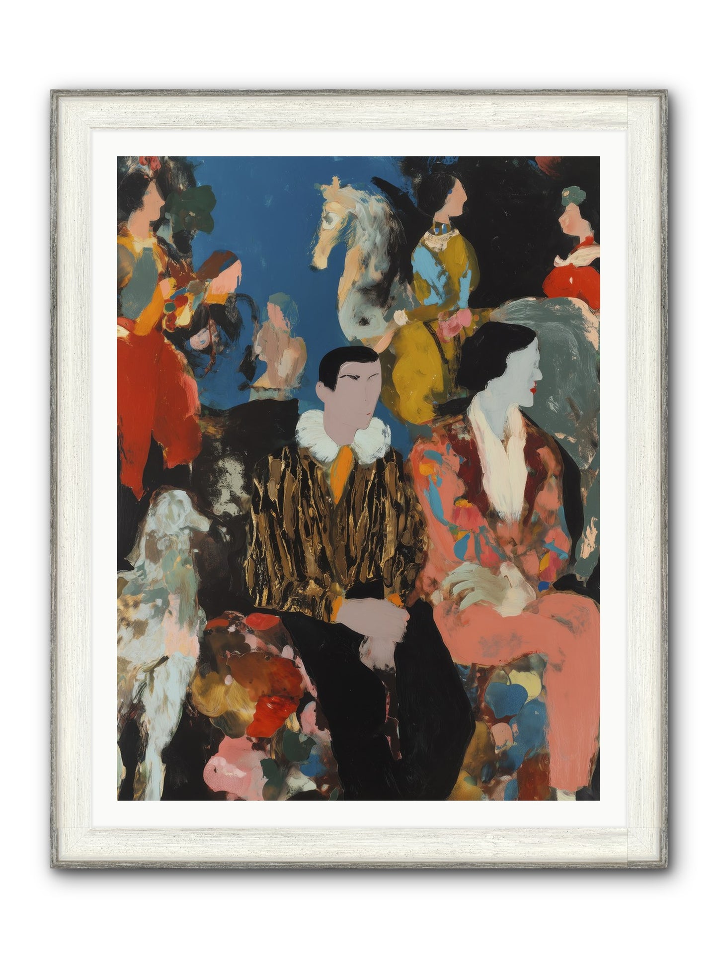 Main Character Energy Framed Print - Driftwood White 36x48