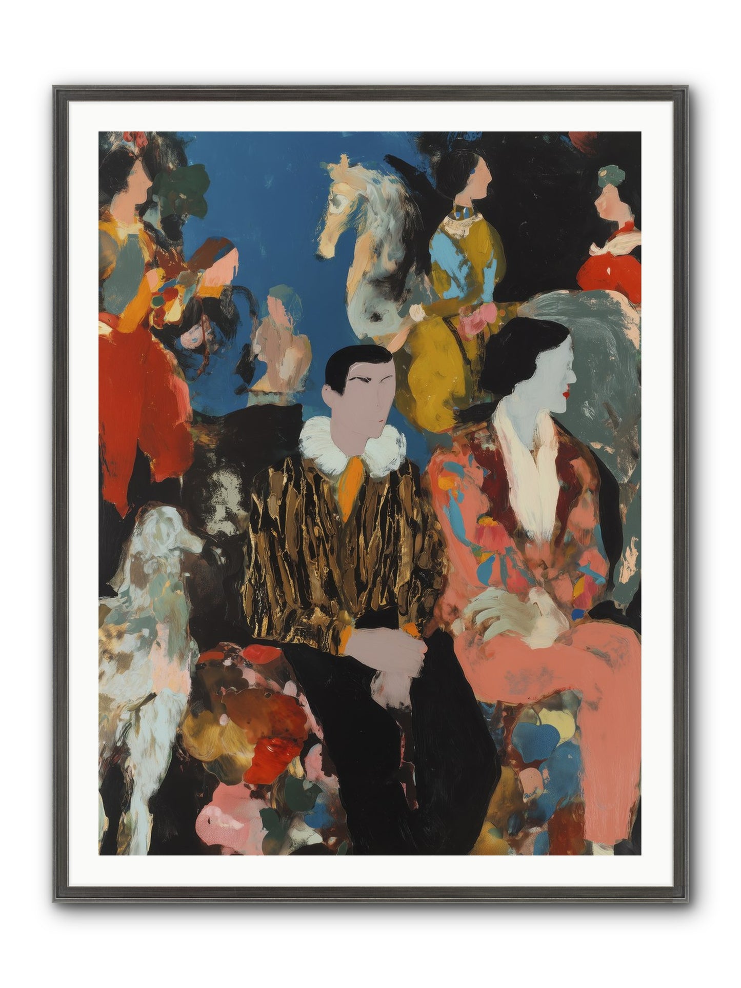 Main Character Energy Framed Print - Slimwoods Black/Silver 36x48