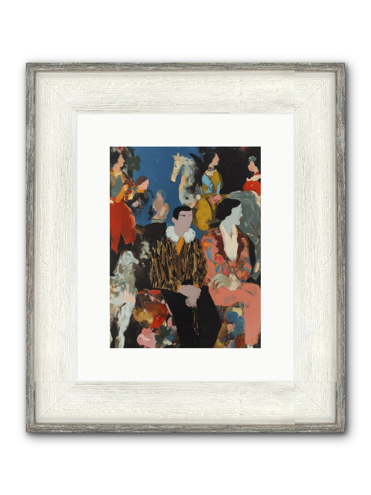 Main Character Energy Framed Print - Driftwood White 9x12