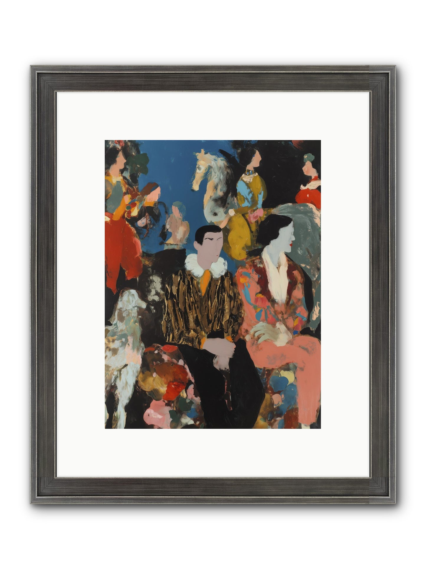 Main Character Energy Framed Print - Slimwoods Black/Silver 9x12