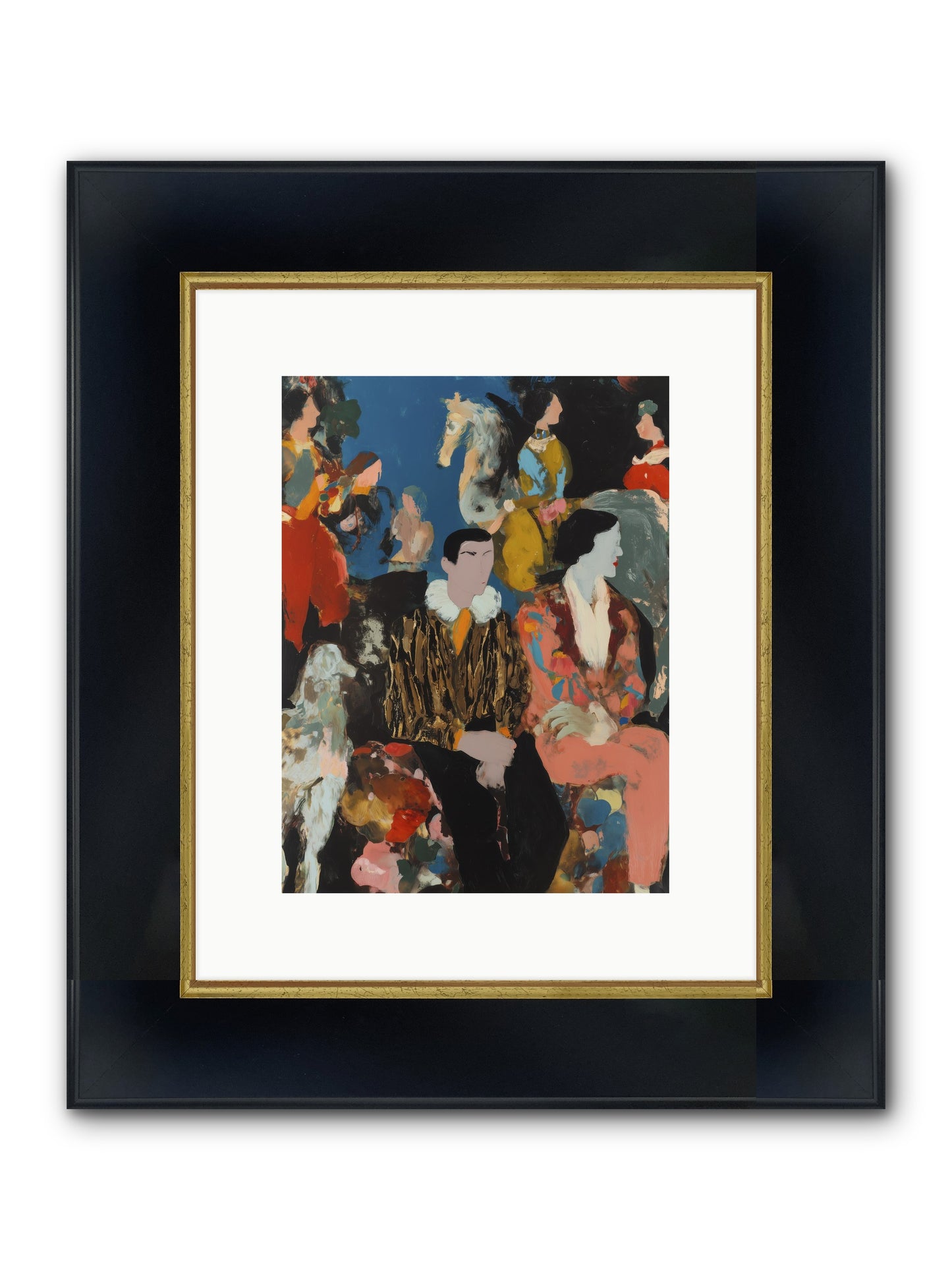 Main Character Energy Framed Print - Wide Black w/Gold 9x12