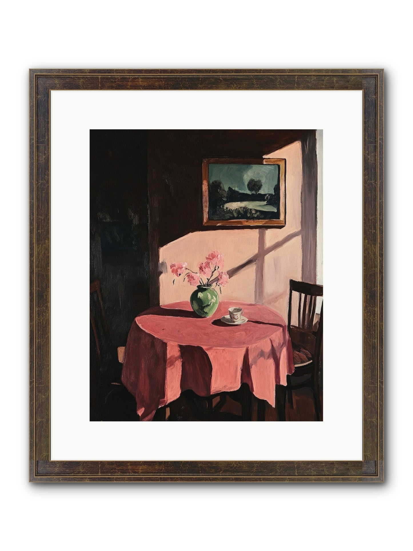Maison Rouge Framed Print - Slimwoods Black/Gold 12x15