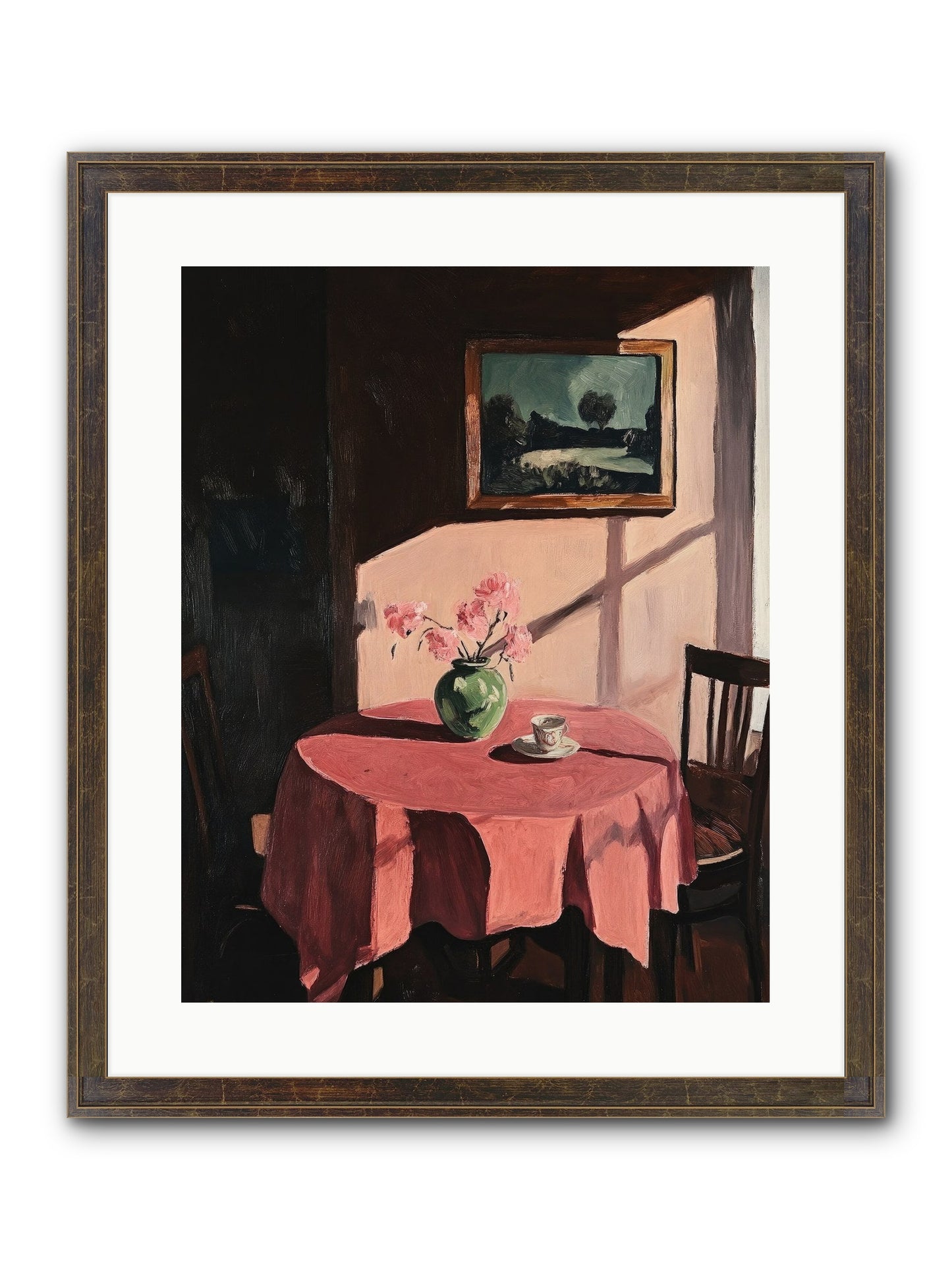 Maison Rouge Framed Print - Slimwoods Black/Gold 16x20