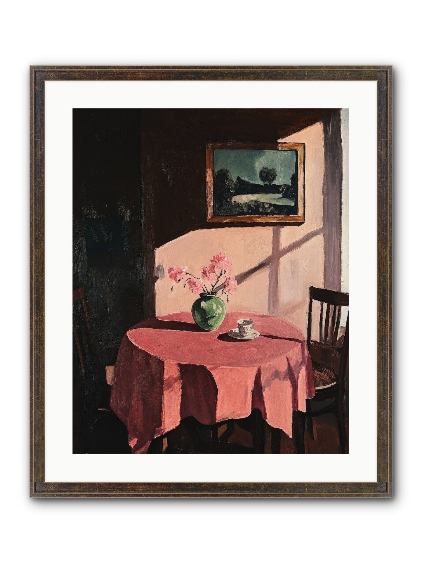 Maison Rouge Framed Print - Slimwoods Black/Gold 20x25