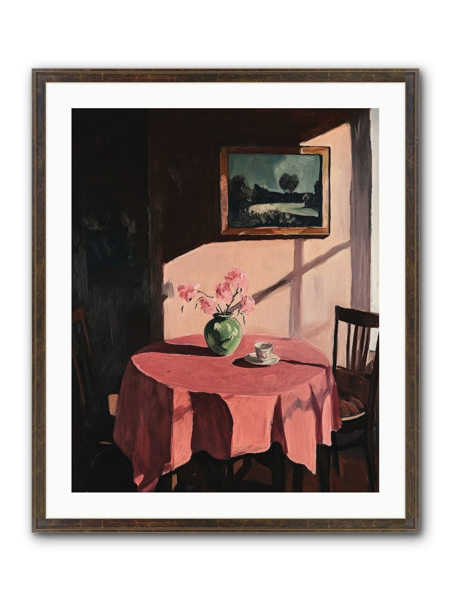 Maison Rouge Framed Print - Slimwoods Black/Gold 24x30