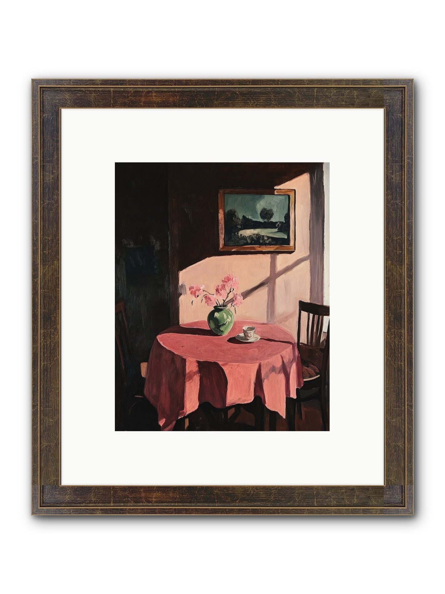 Maison Rouge Framed Print - Slimwoods Black/Gold 8x10