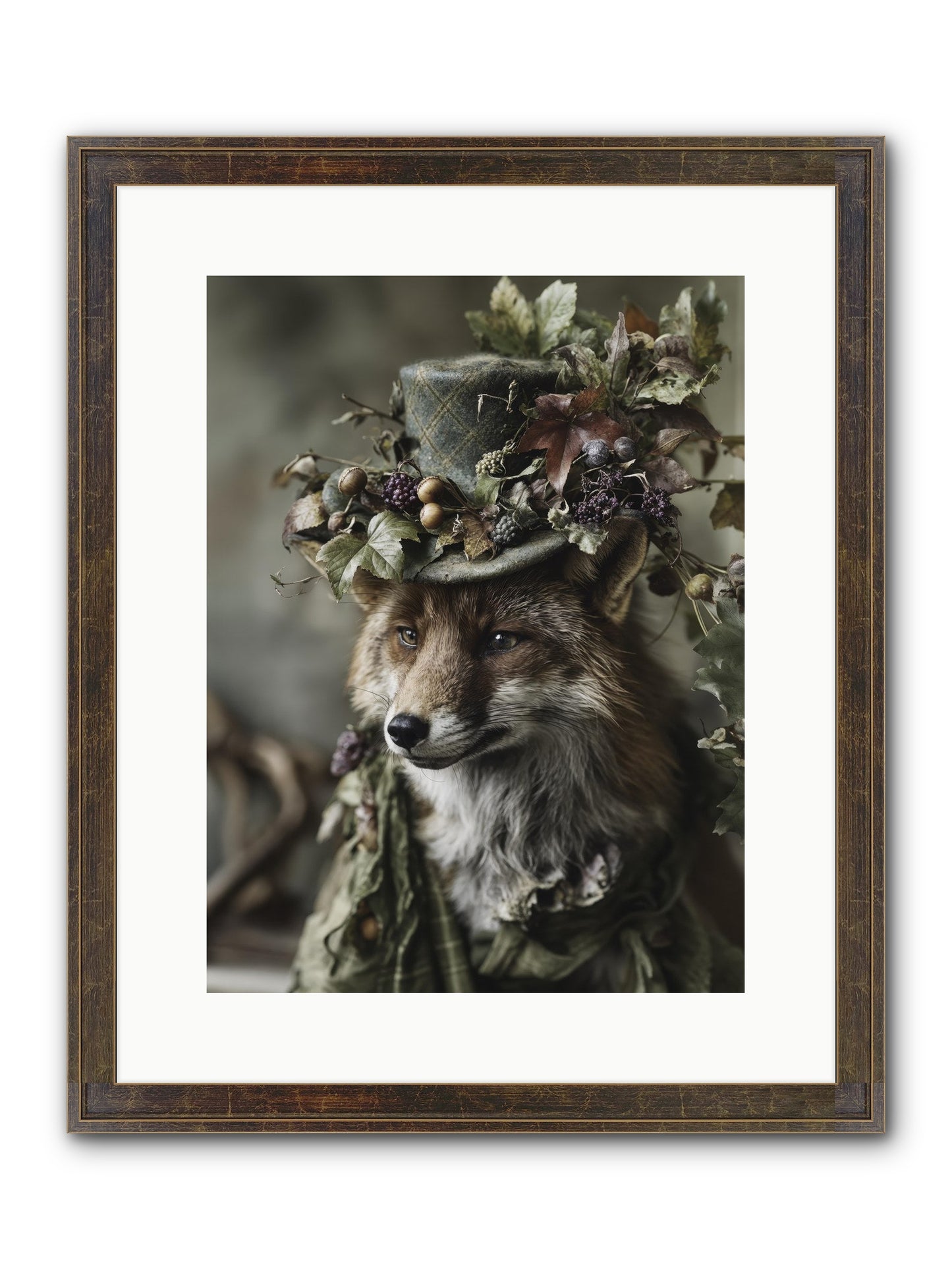 Majesty Framed Print - Slimwoods Black/Gold 12x16