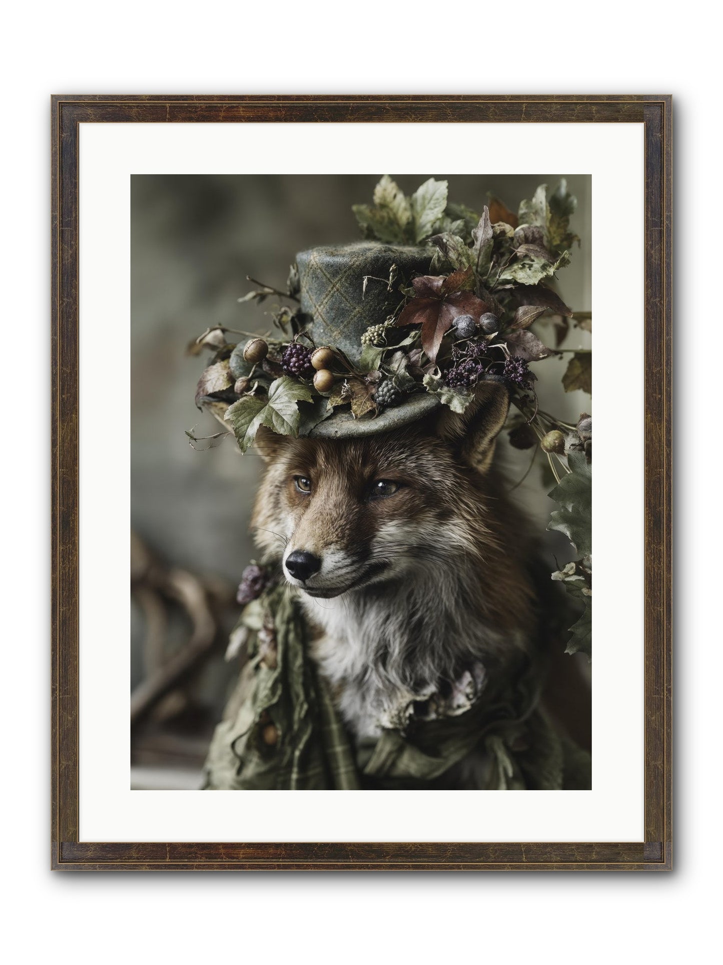 Majesty Framed Print - Slimwoods Black/Gold 18x24